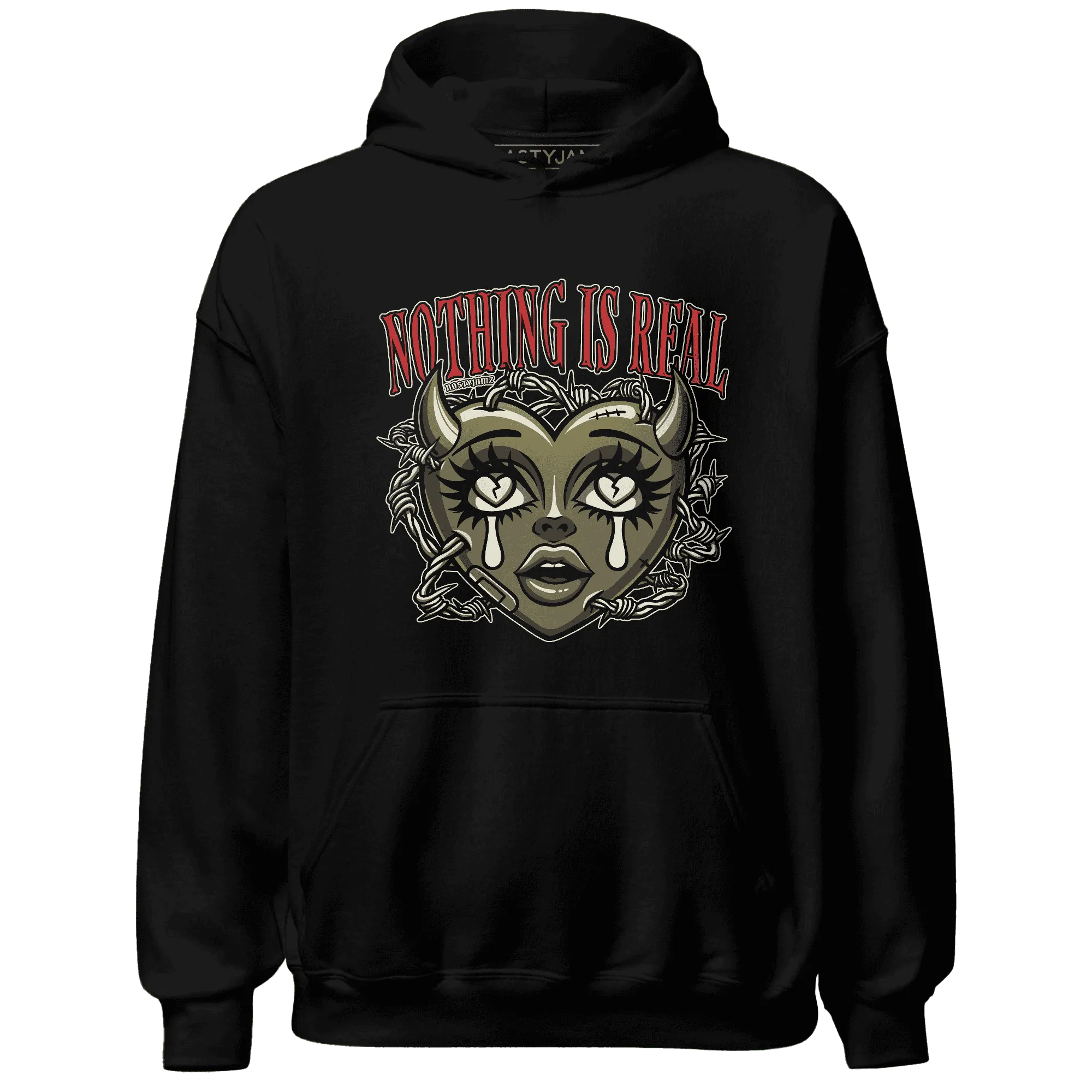 Medium-Olive-1s-NastyJamz-Hoodie-Match-Nothing-Is-Real