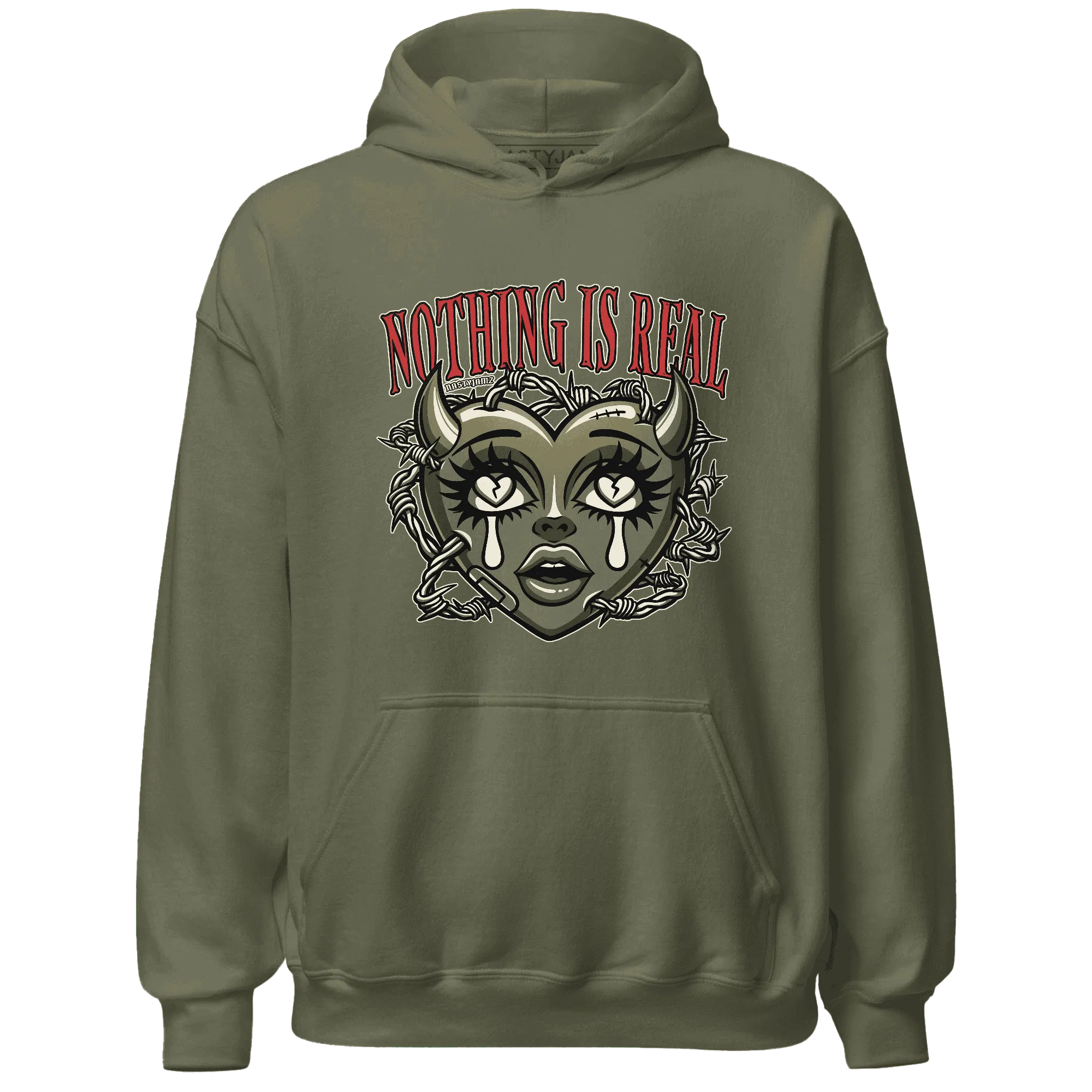 Medium-Olive-1s-NastyJamz-Hoodie-Match-Nothing-Is-Real