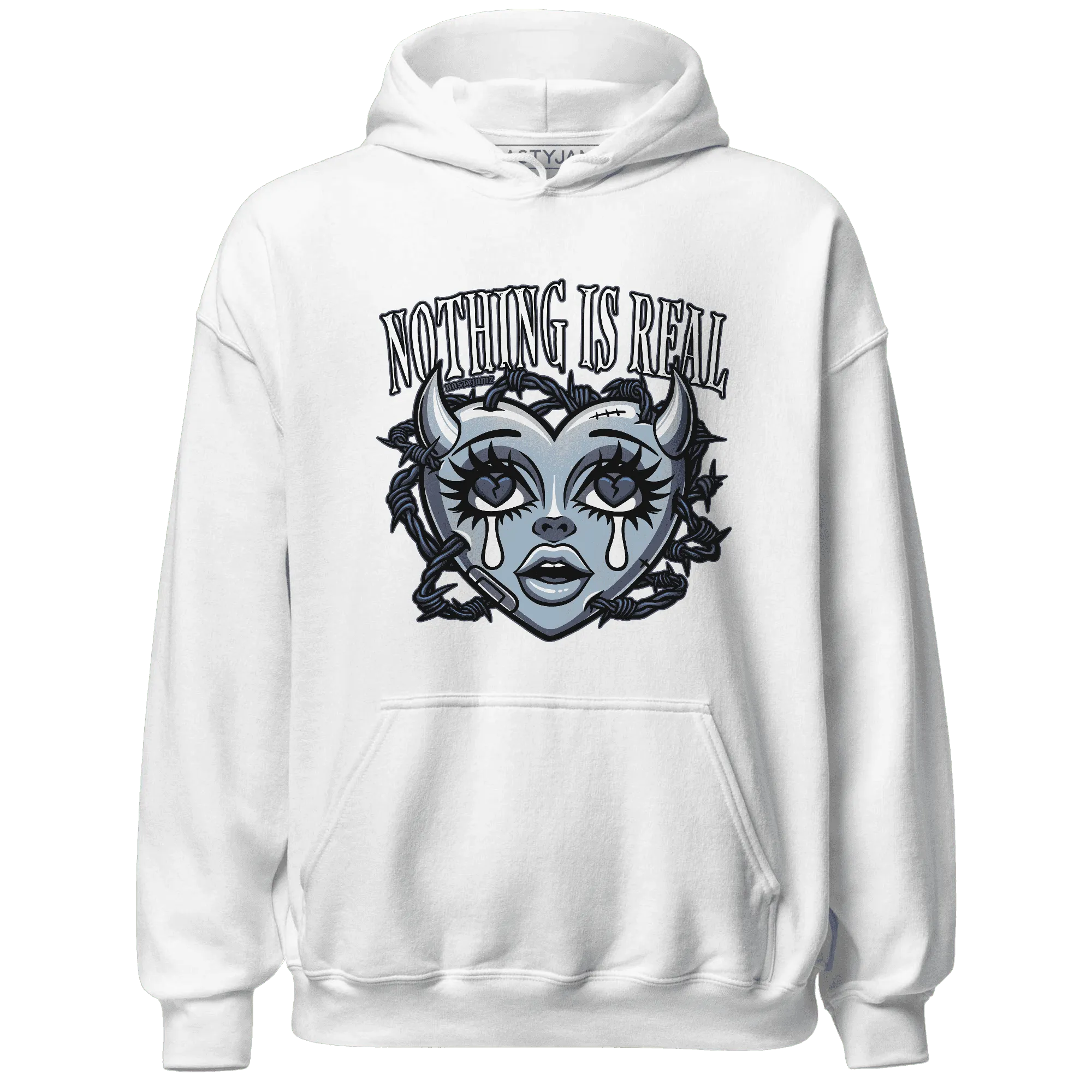 Mid-Diffused-Blue-Grey-1s-Hoodie-Match-Nothing-Is-Real
