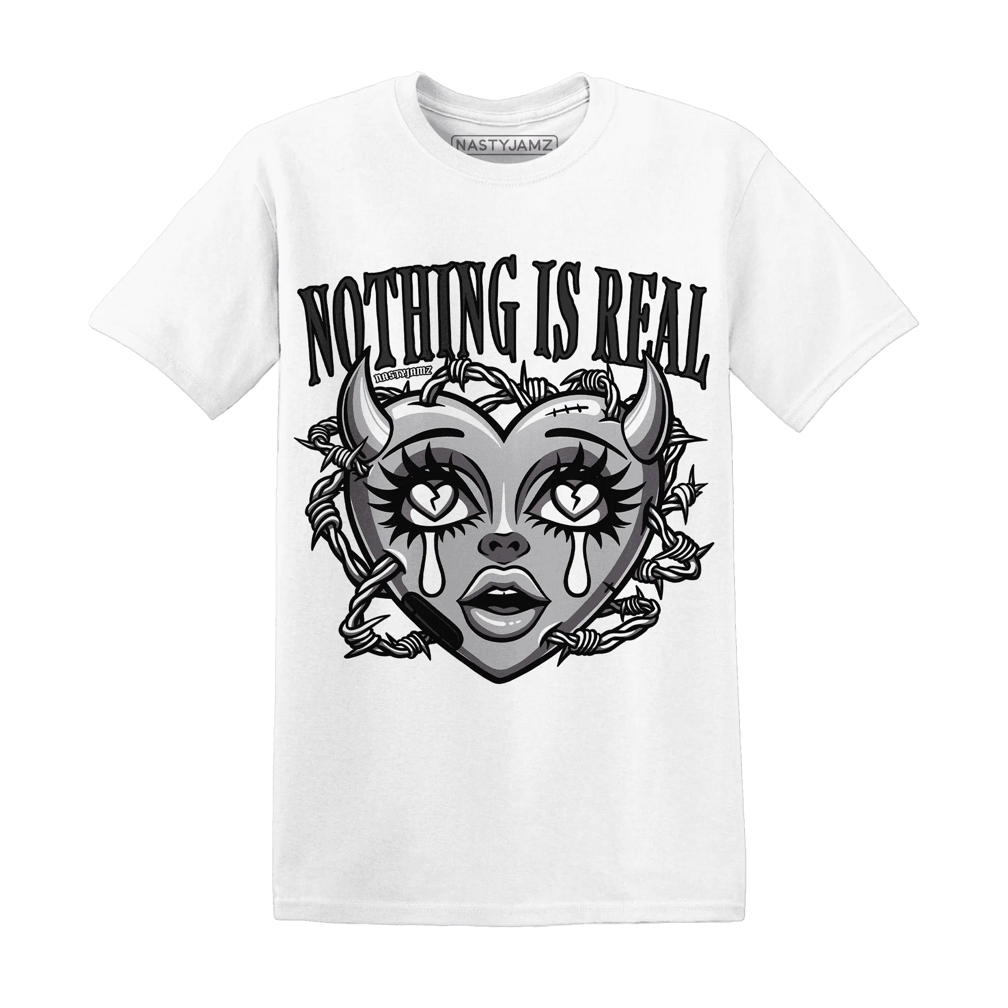 Wolf-Grey-1s-T-Shirt-Match-Nothing-Is-Real