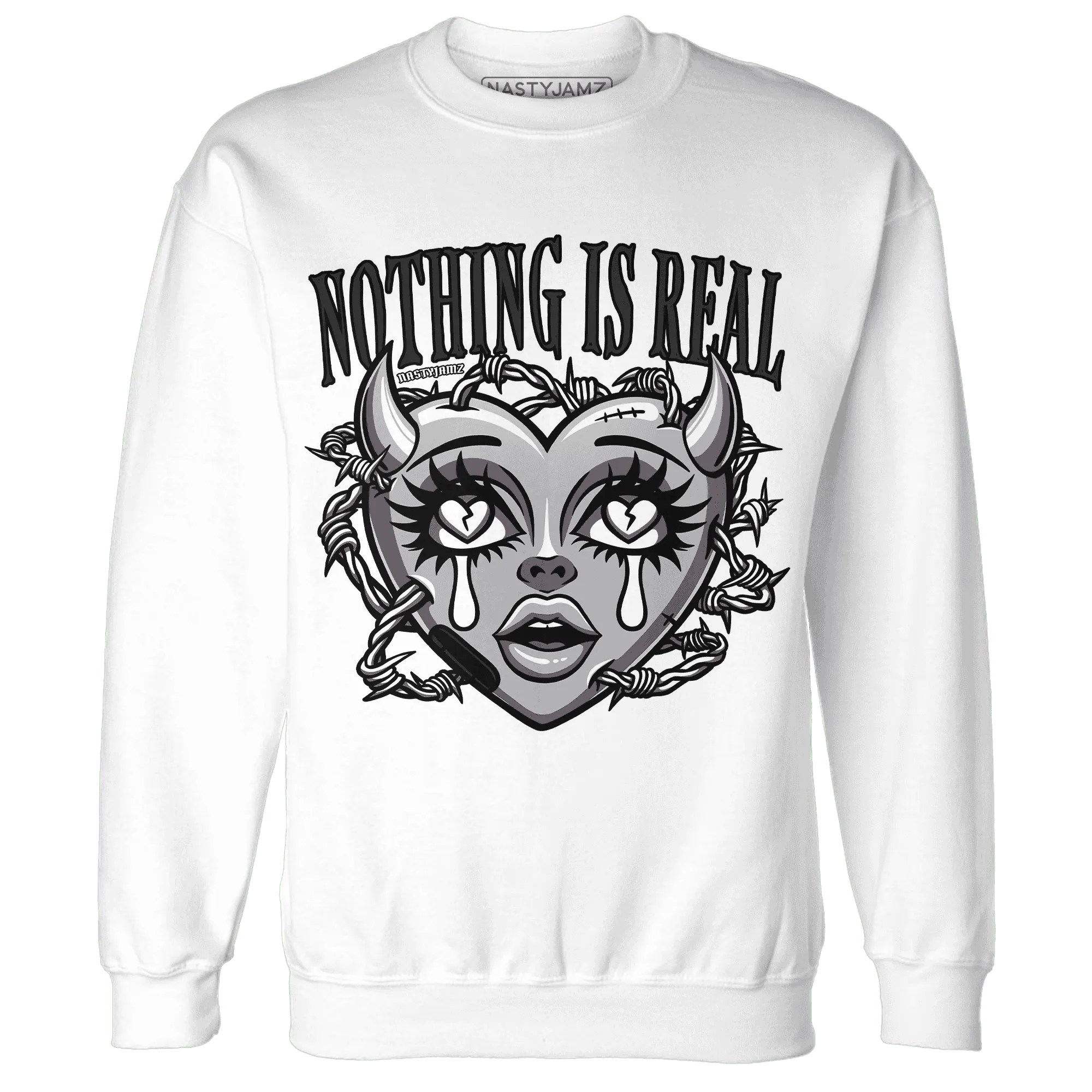 Wolf-Grey-1s-Sweatshirt-Match-Nothing-Is-Real