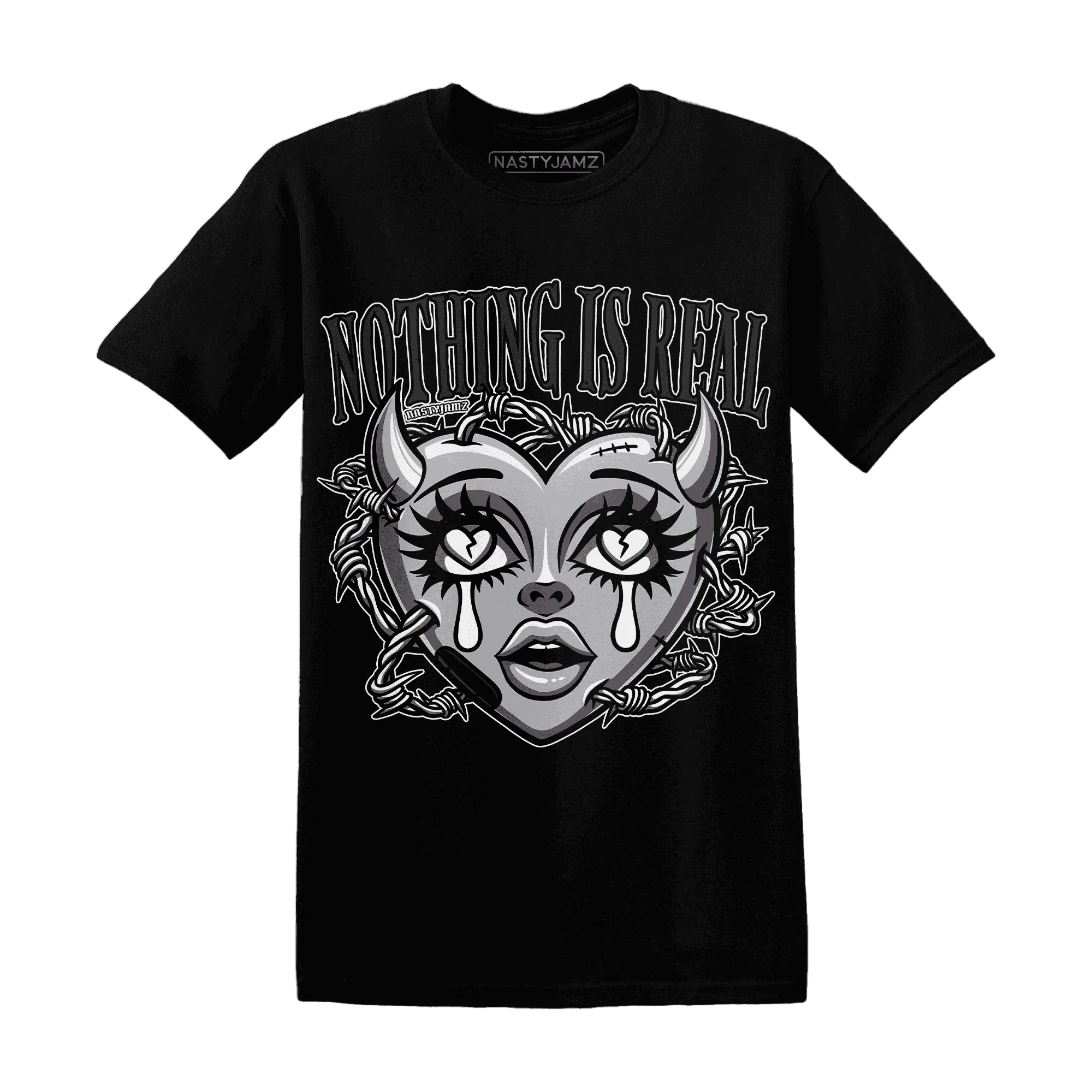 Wolf-Grey-1s-T-Shirt-Match-Nothing-Is-Real