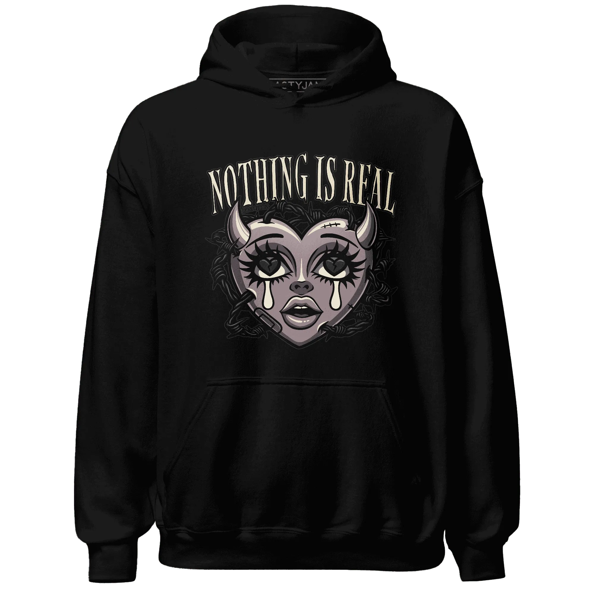 Black-Violet-Ore-3s-NastyJamz-Hoodie-Match-Nothing-Is-Real