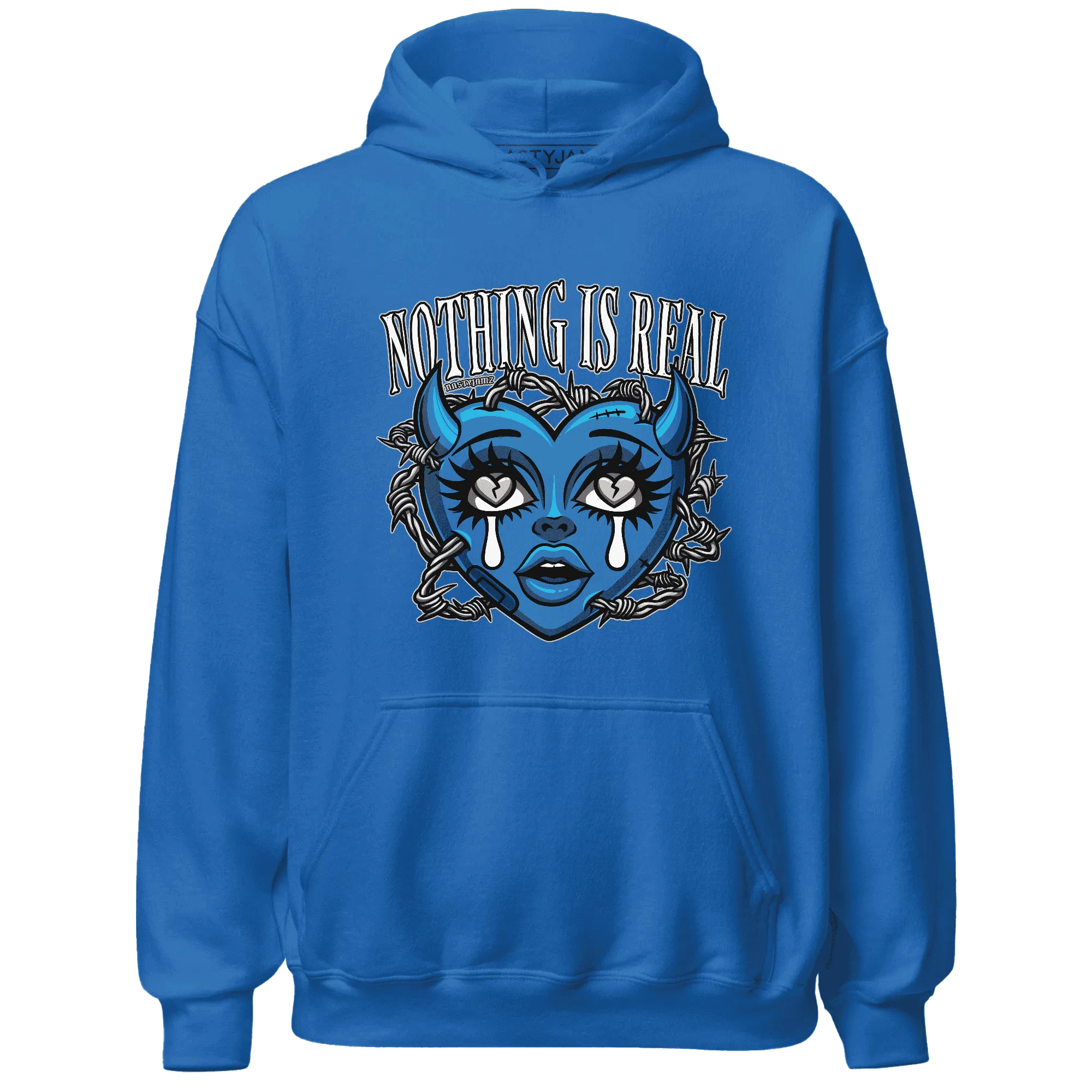 Industrial-Blue-4s-Hoodie-Match-Nothing-Is-Real