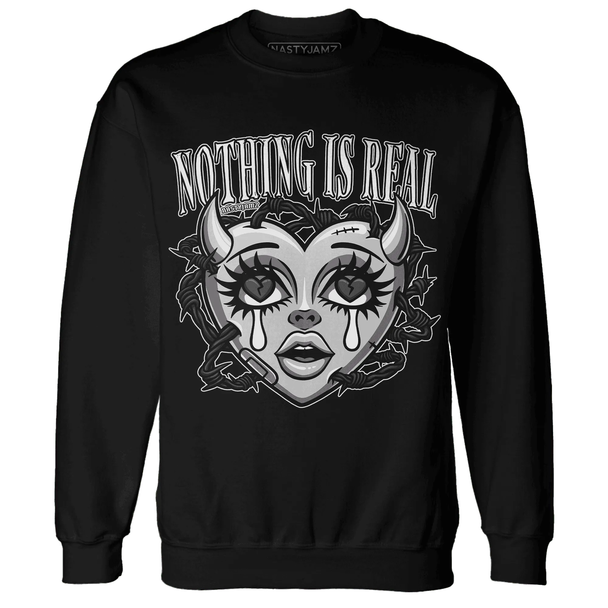 White-Thunder-4s-Sweatshirt-Match-Nothing-Is-Real