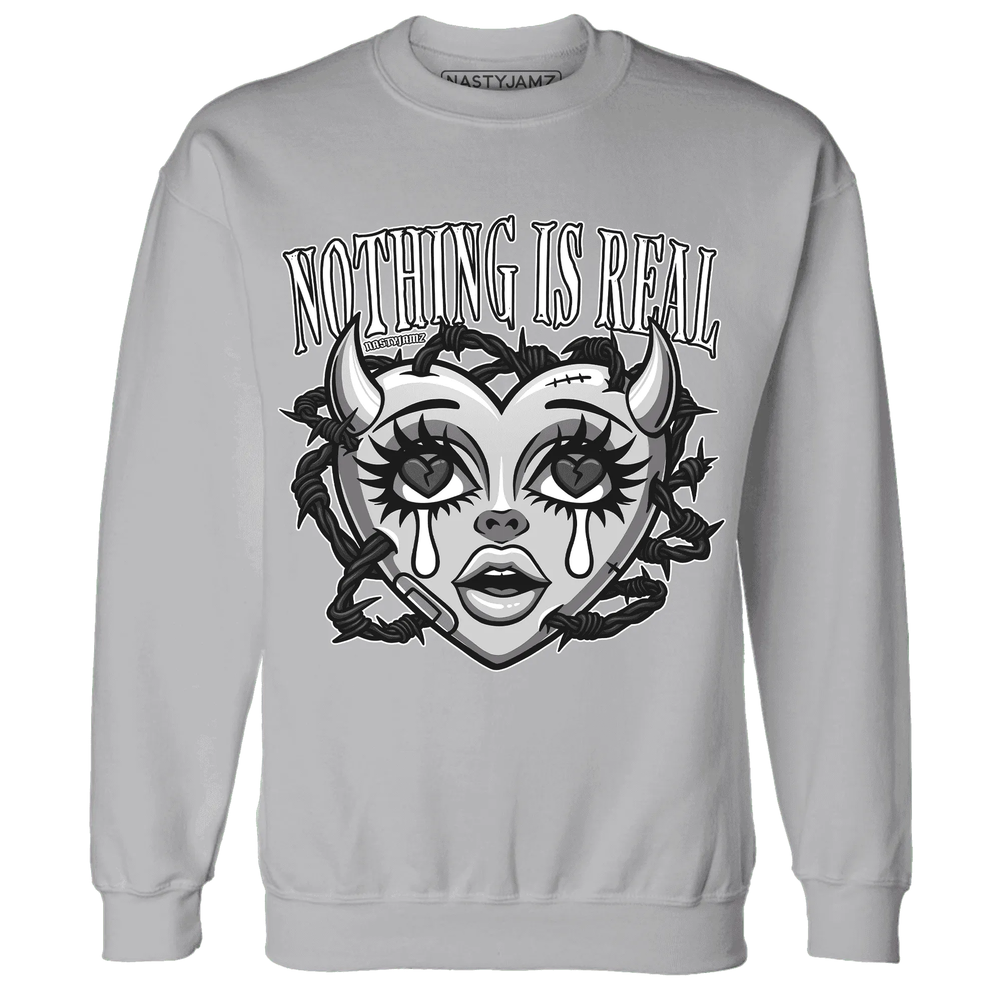 White-Thunder-4s-Sweatshirt-Match-Nothing-Is-Real