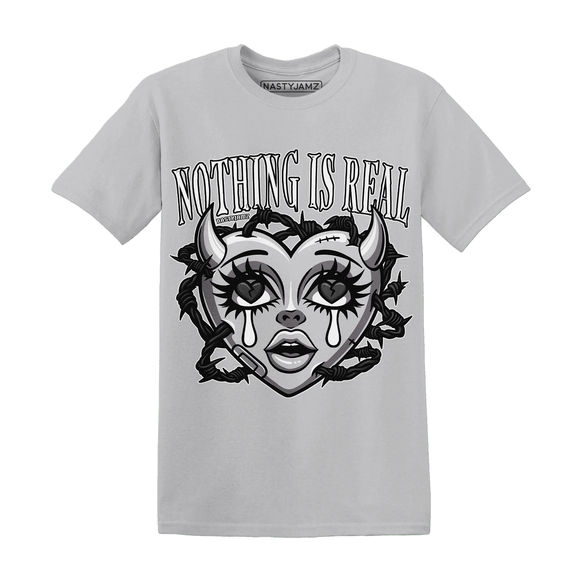 White-Thunder-4s-T-Shirt-Match-Nothing-Is-Real