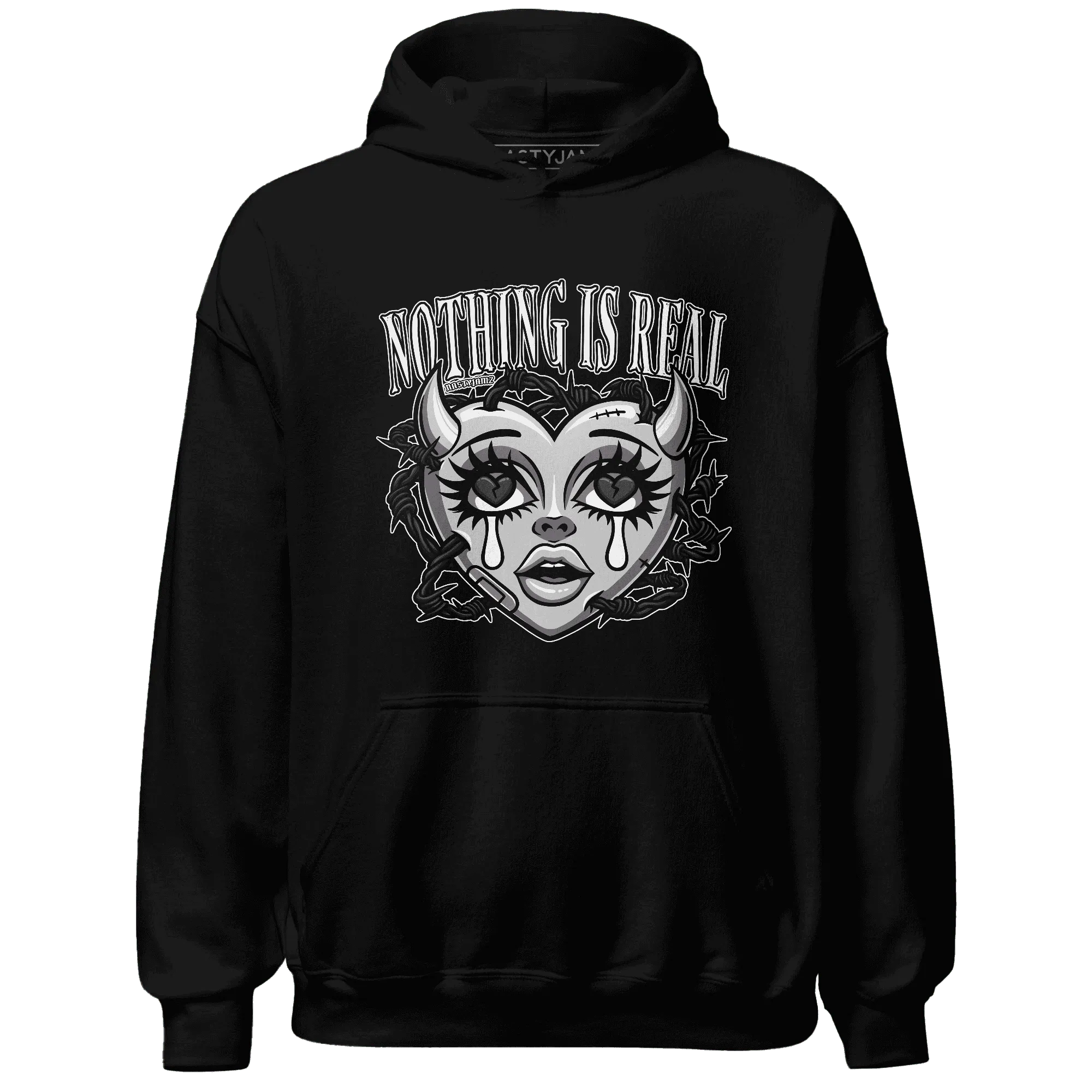 White-Thunder-4s-Hoodie-Match-Nothing-Is-Real