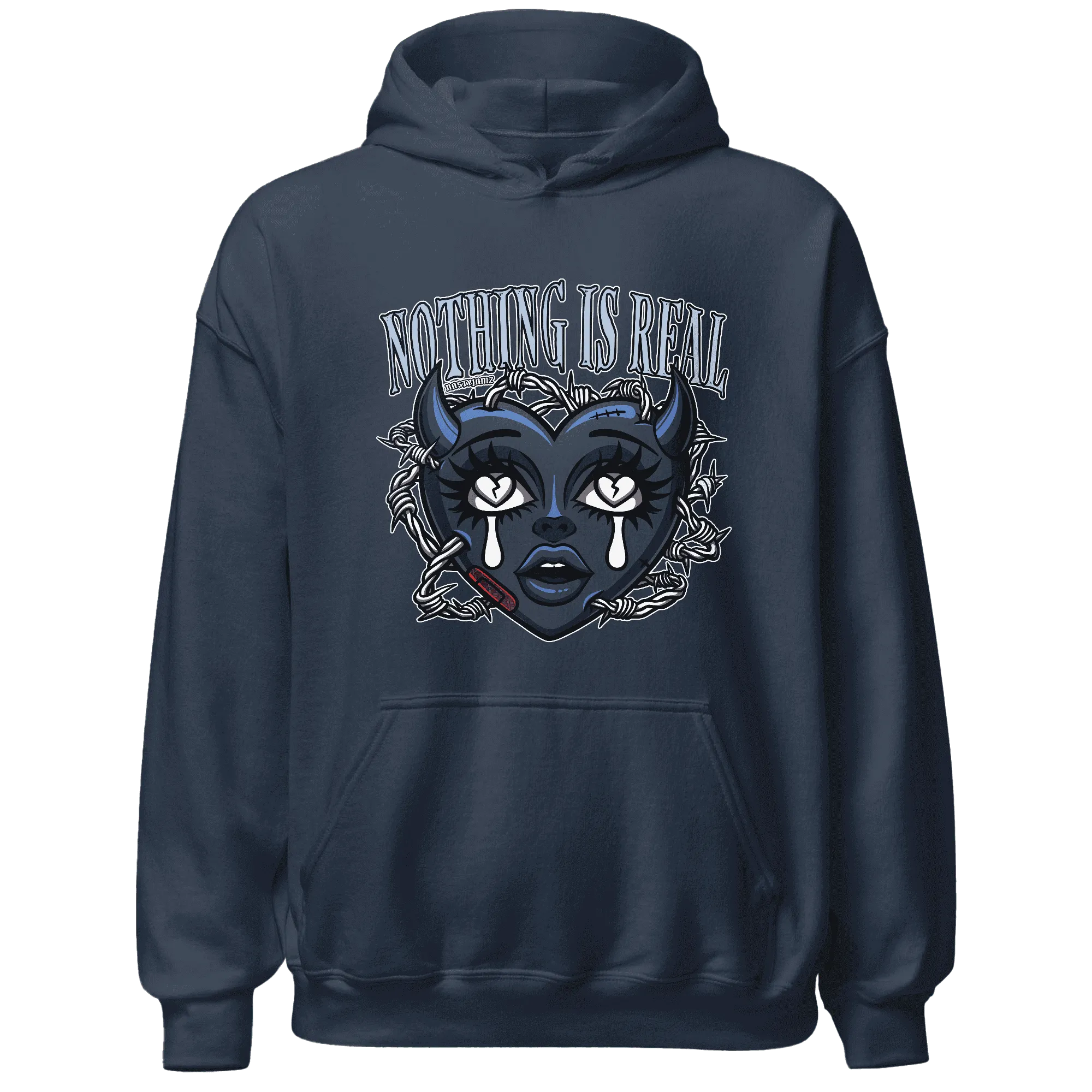 White-Navy-6s-Hoodie-Match-Nothing-Is-Real