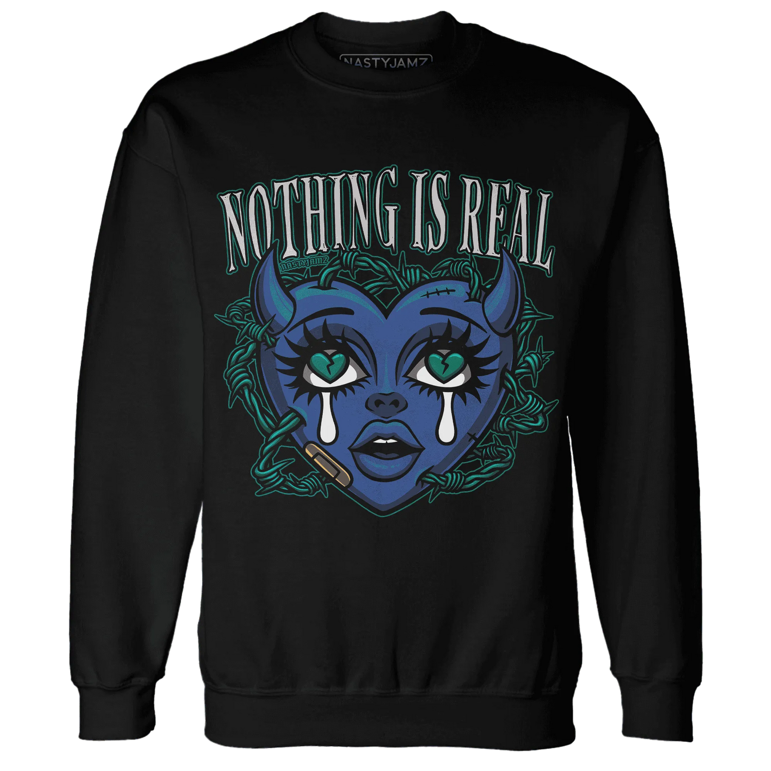 Dunk-Hyper-Royal-Malachite-Sweatshirt-Match-Nothing-Is-Real
