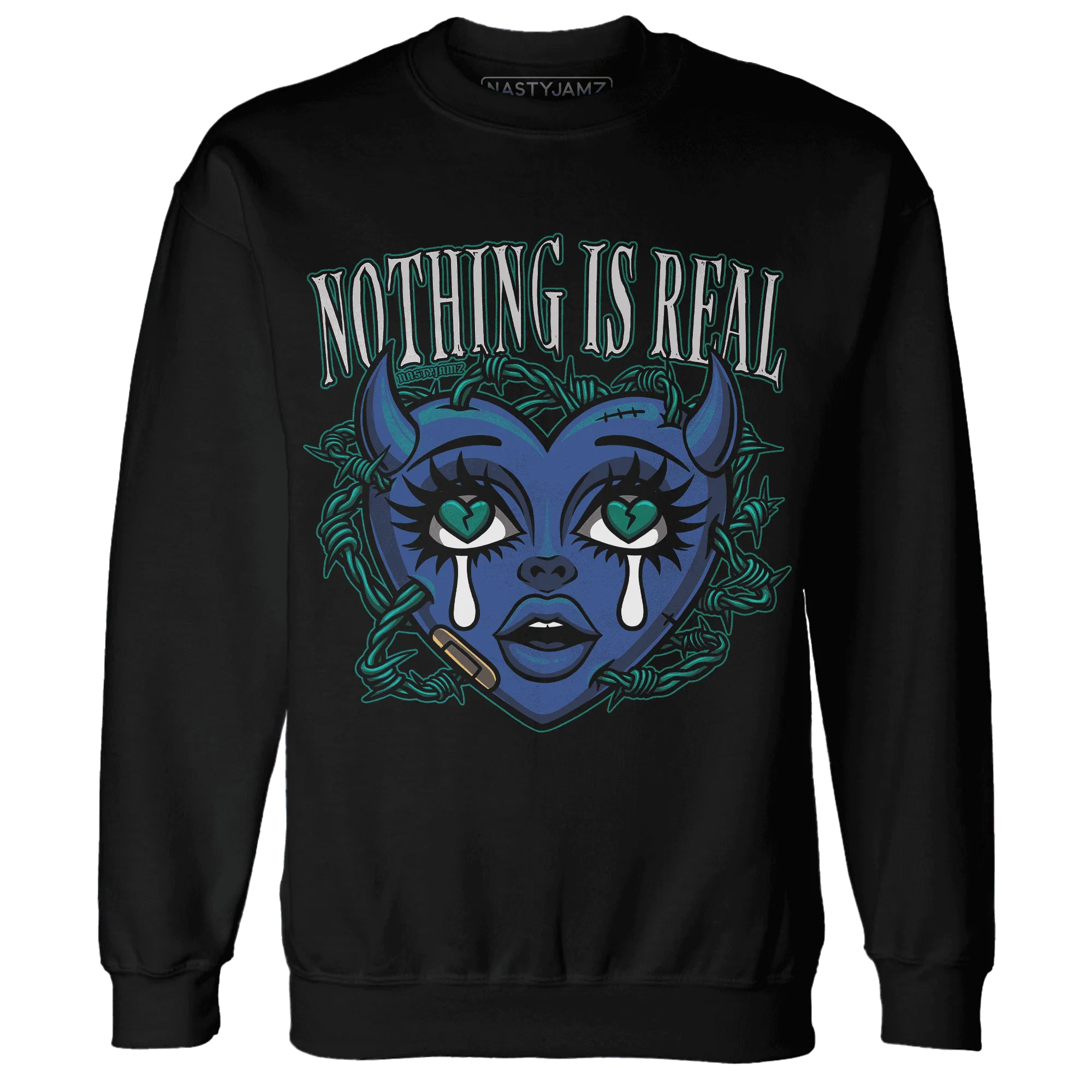 Dunk-Hyper-Royal-Malachite-Sweatshirt-Match-Nothing-Is-Real