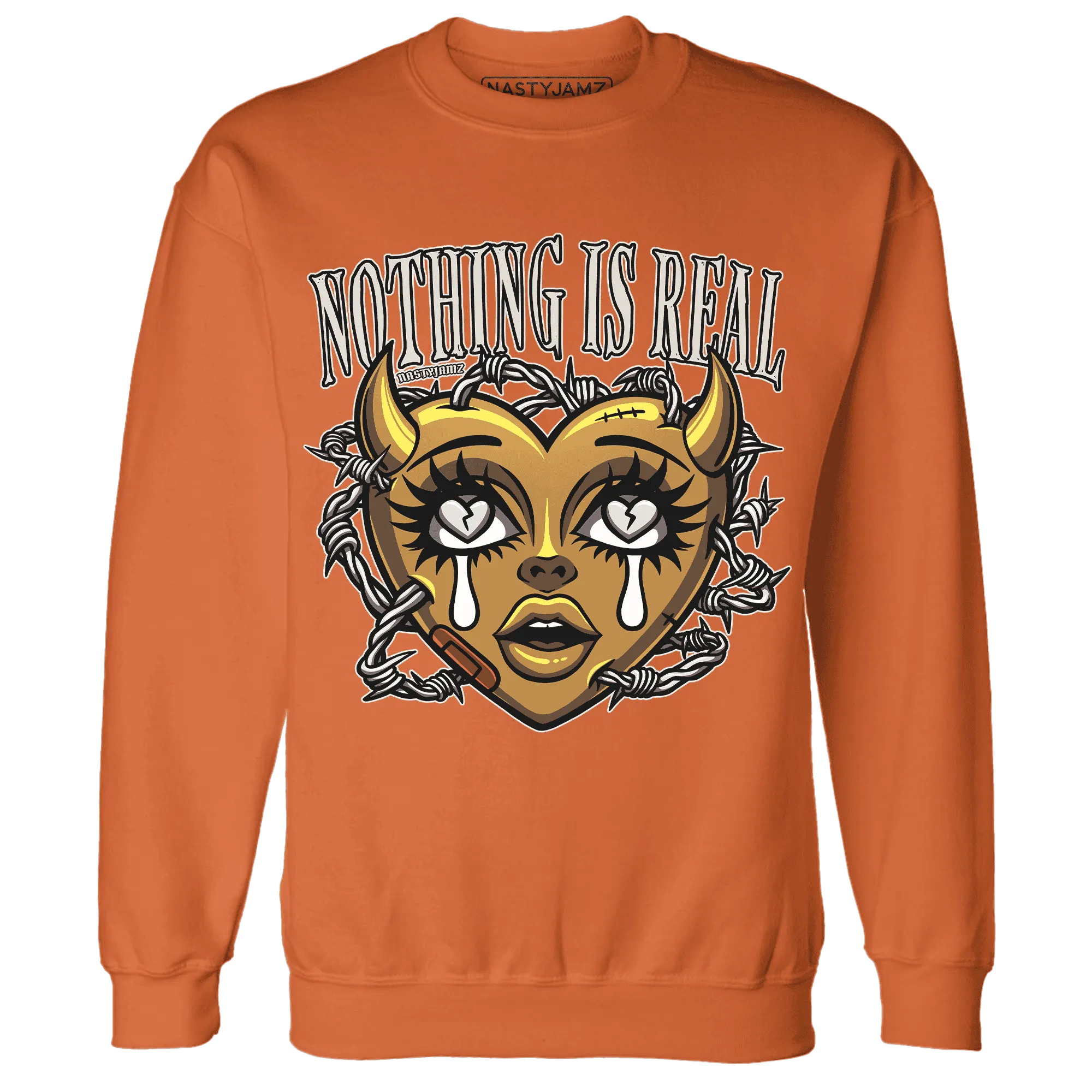 Dunk-Low-Retro-Wheat-Orange-Sweatshirt-Match-Nothing-Is-Real