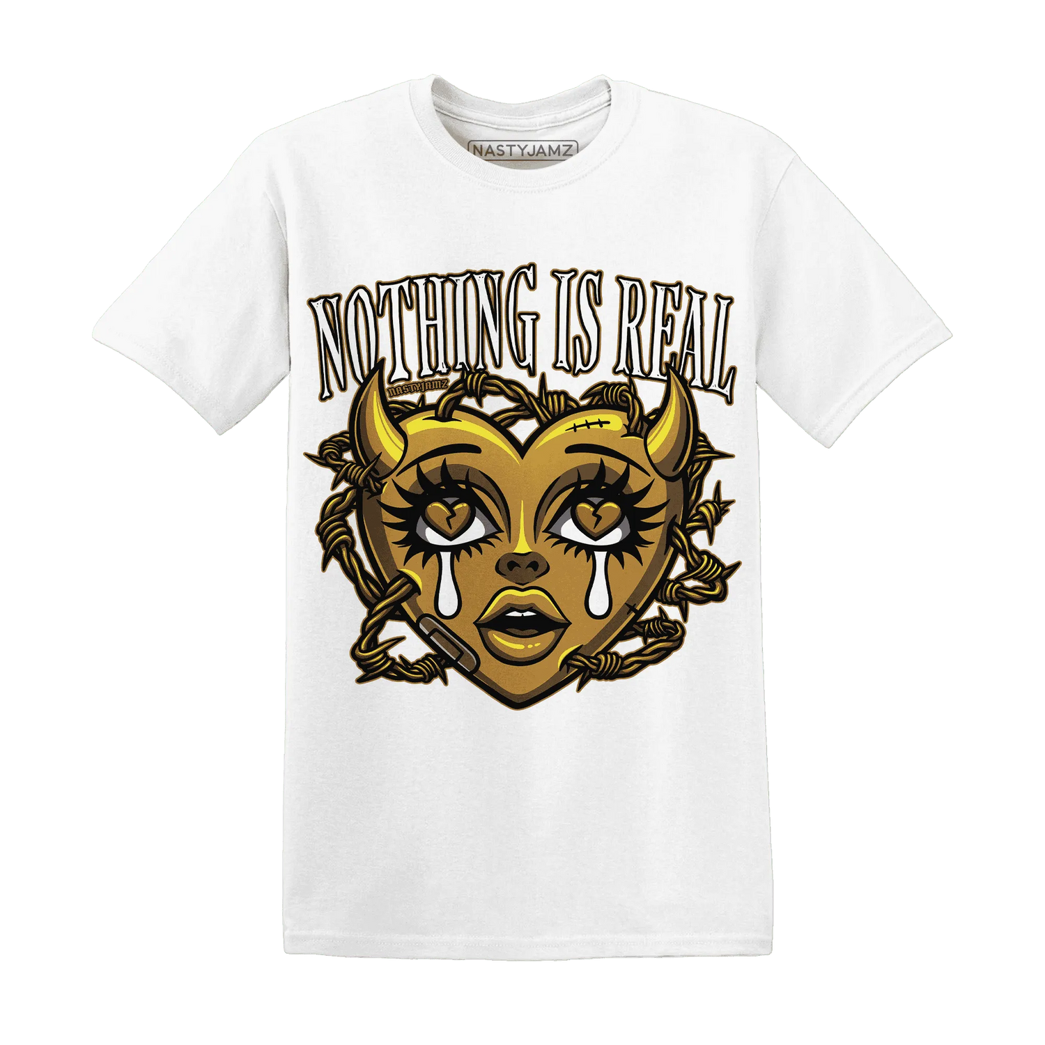 Wheat-13s-T-Shirt-Match-Nothing-Is-Real