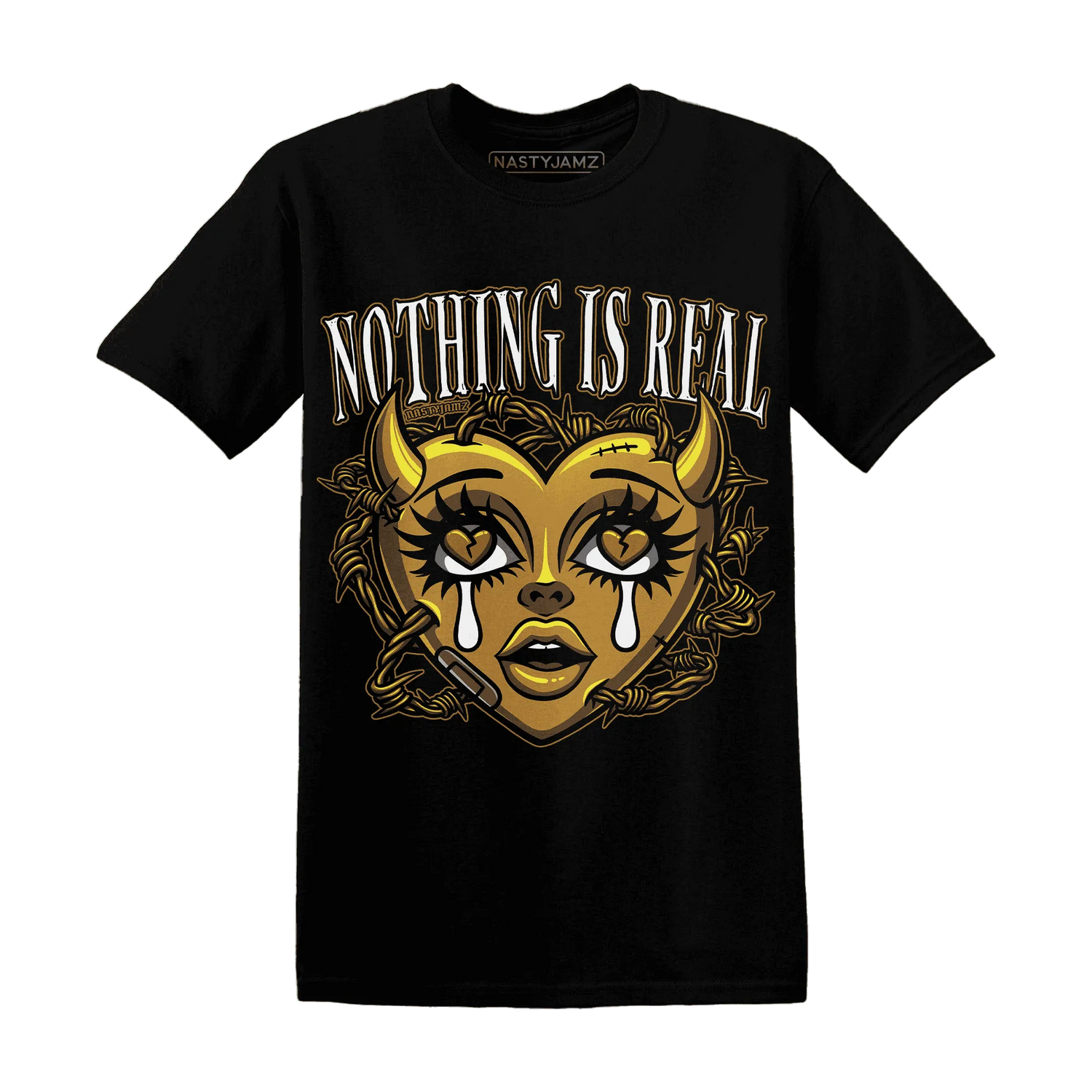 Wheat-13s-T-Shirt-Match-Nothing-Is-Real