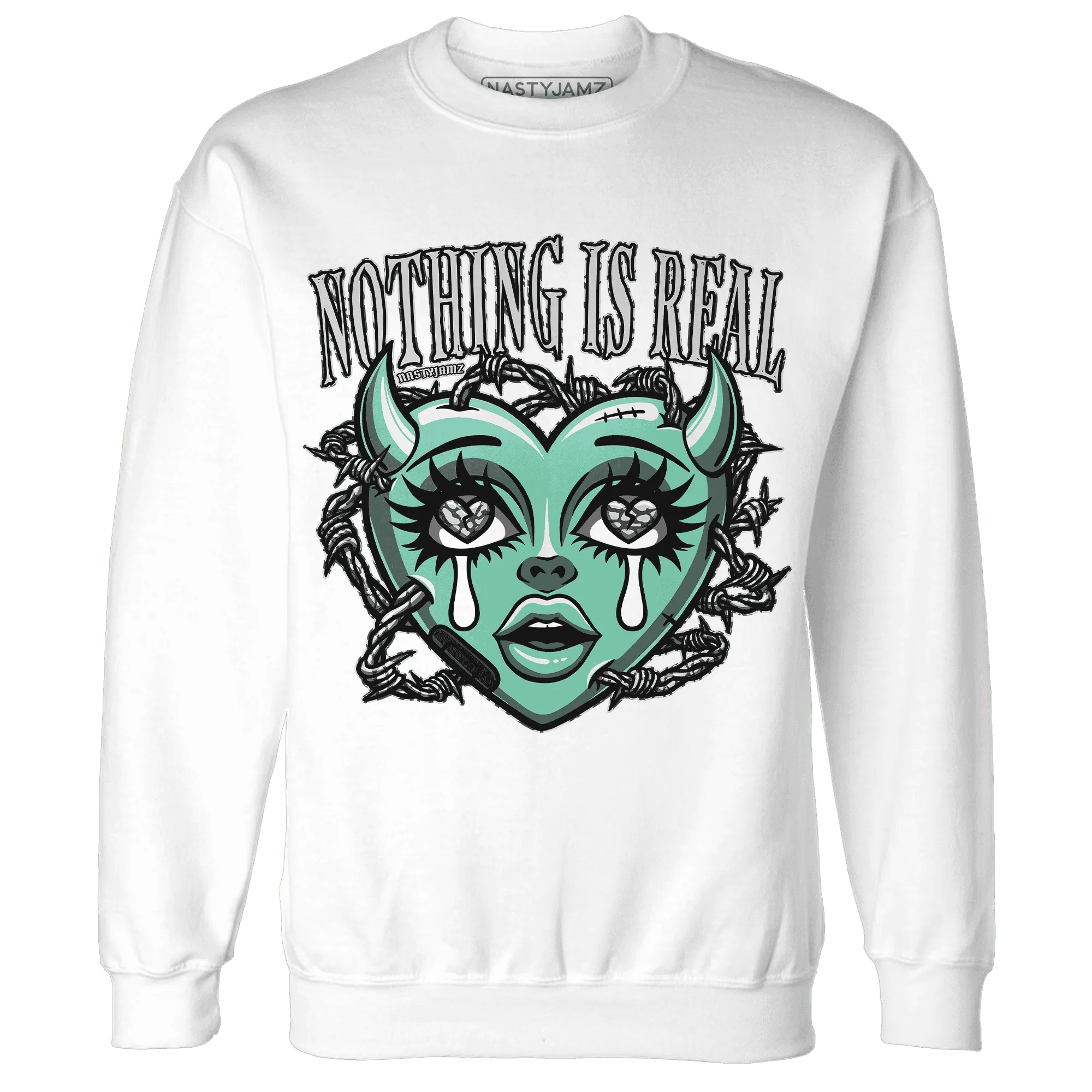 Green-Glow-3s-Sweatshirt-Match-Nothing-Is-Real