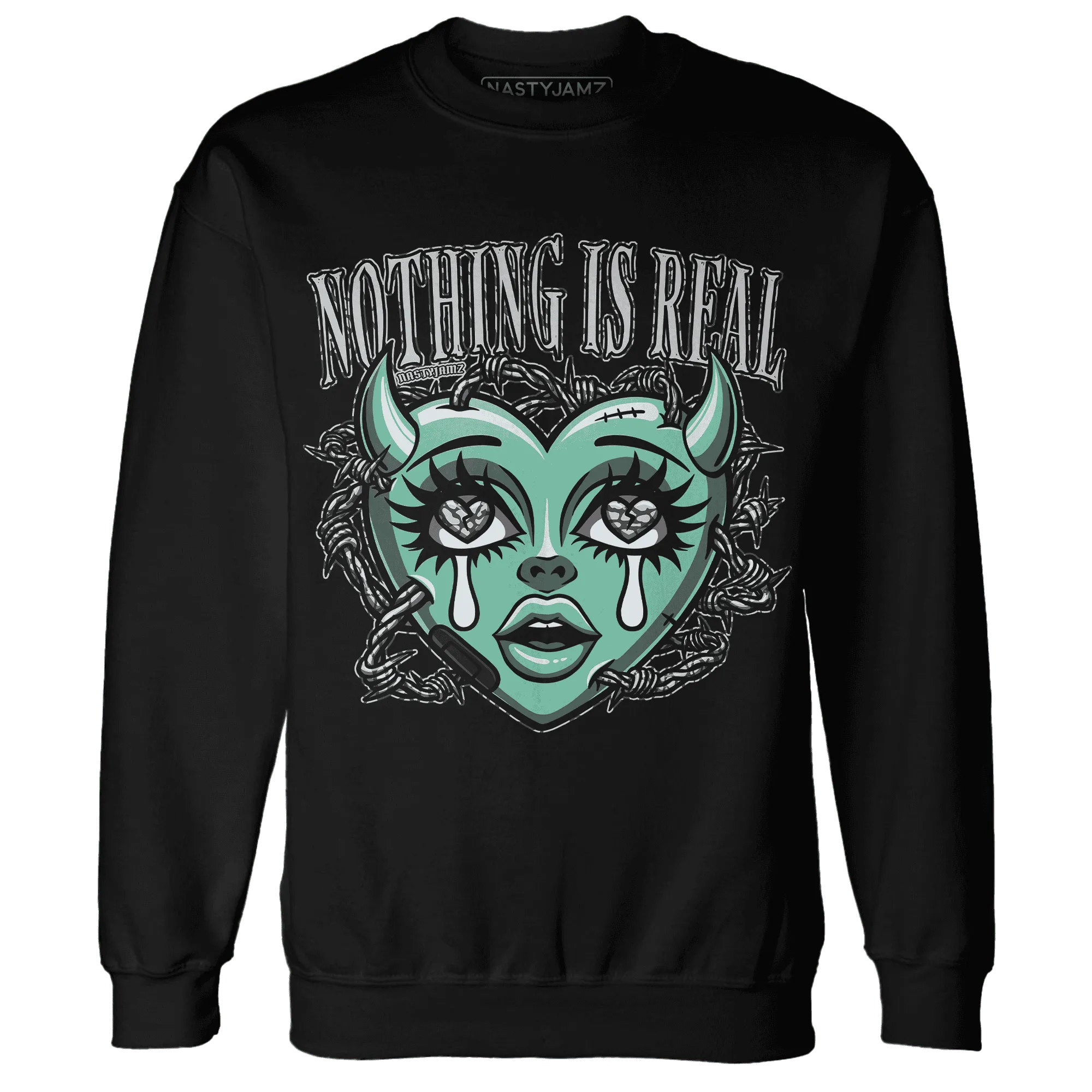 Green-Glow-3s-Sweatshirt-Match-Nothing-Is-Real