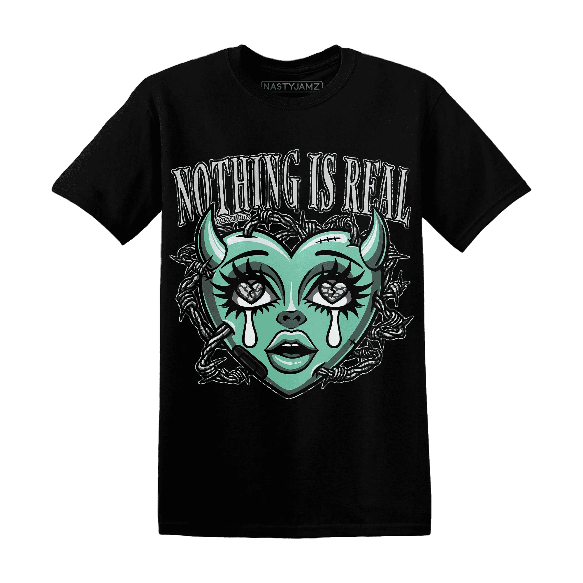 Green-Glow-3s-T-Shirt-Match-Nothing-Is-Real