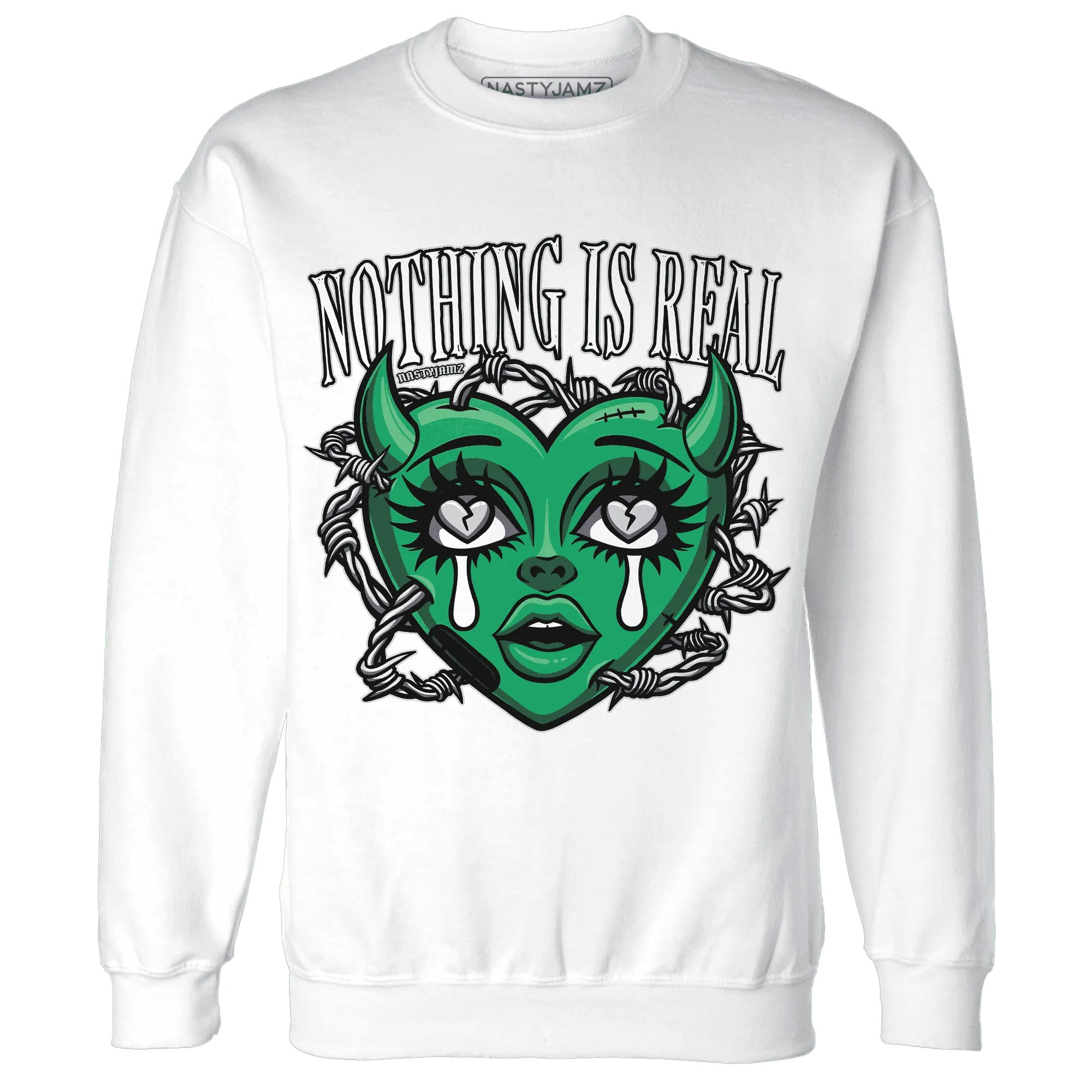 Lucky-Green-5s-Sweatshirt-Match-Nothing-Is-Real