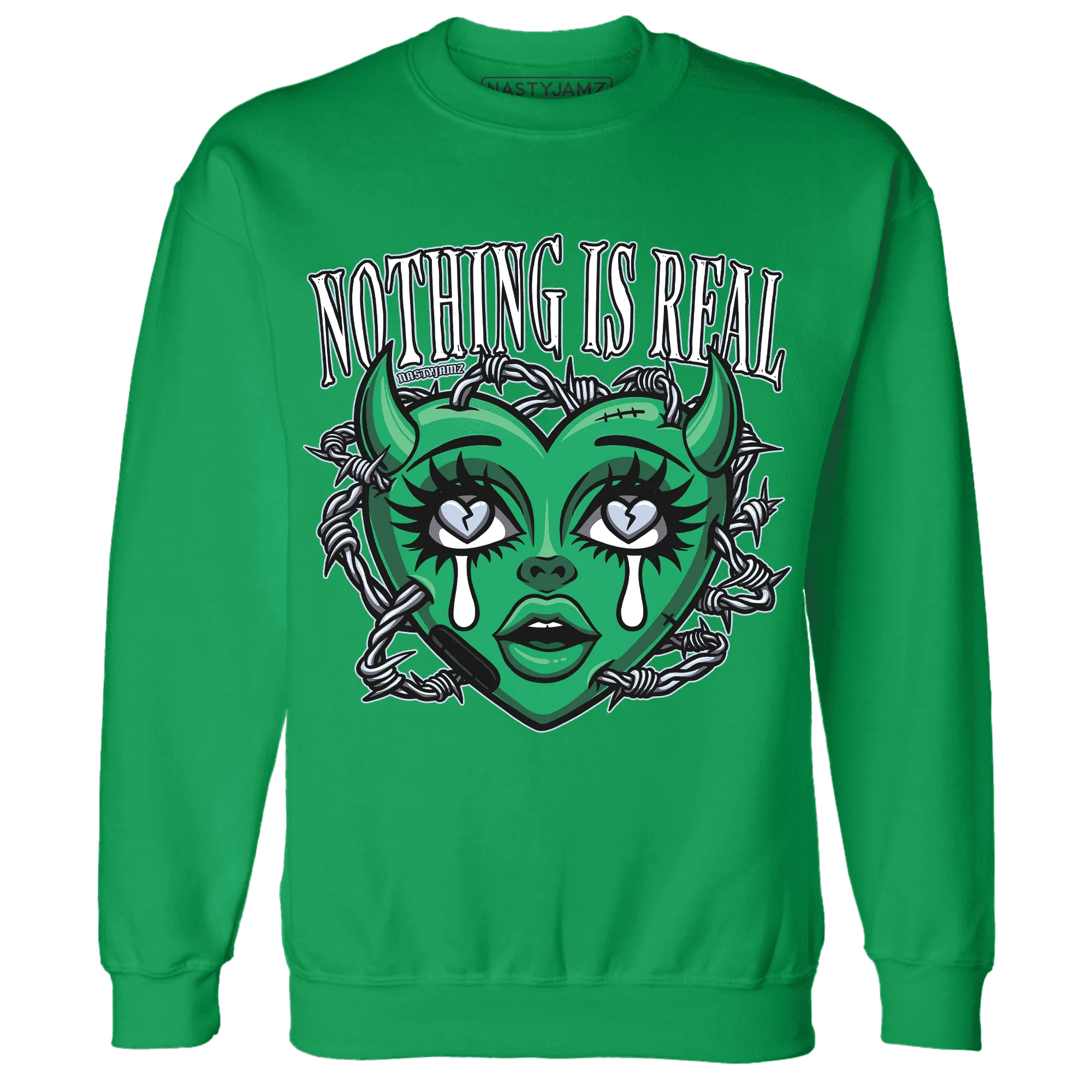 Lucky-Green-5s-Sweatshirt-Match-Nothing-Is-Real