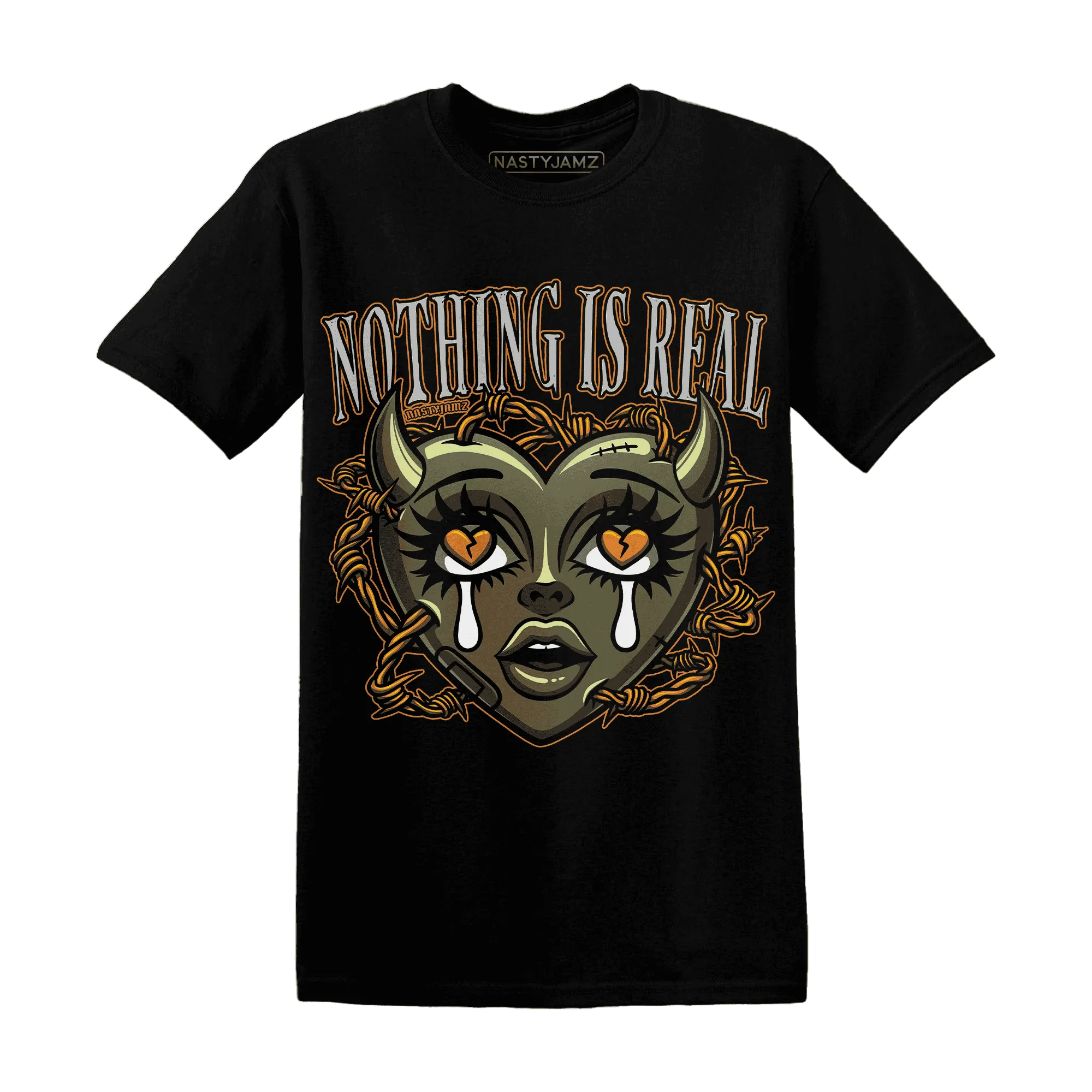 Olive-5s-T-Shirt-Match-Nothing-Is-Real