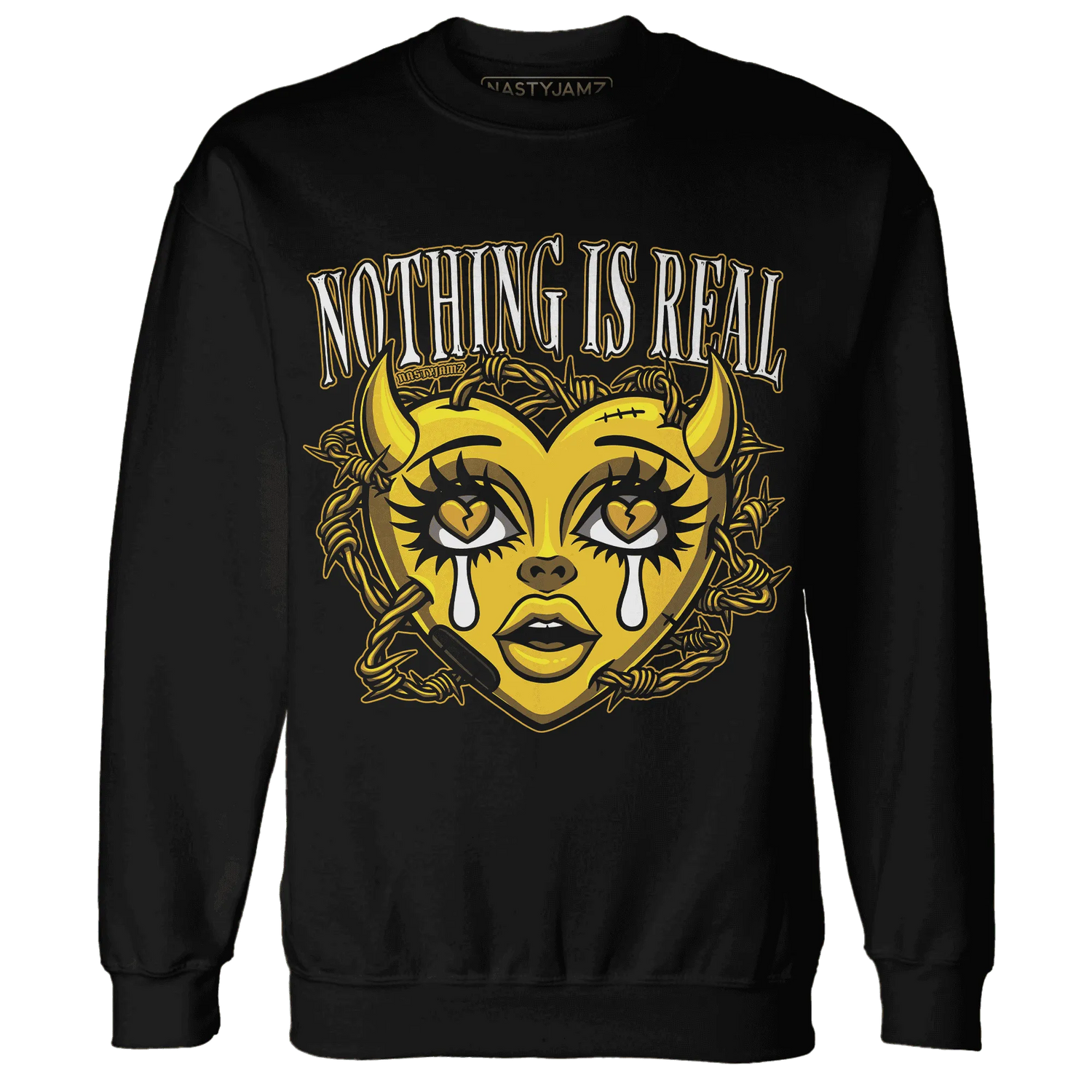 Yellow-Ochre-6s-Sweatshirt-Match-Nothing-Is-Real