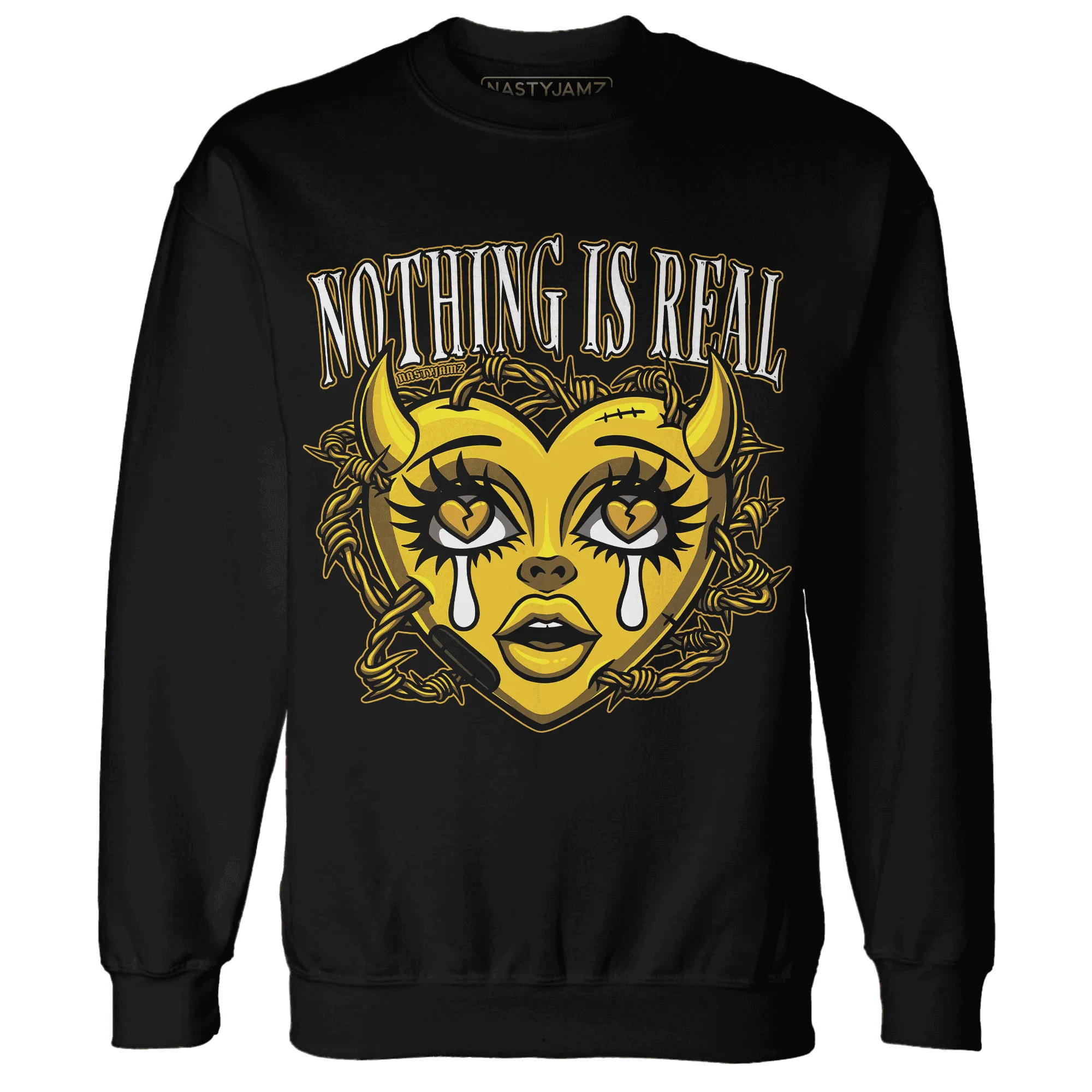 Yellow-Ochre-6s-Sweatshirt-Match-Nothing-Is-Real