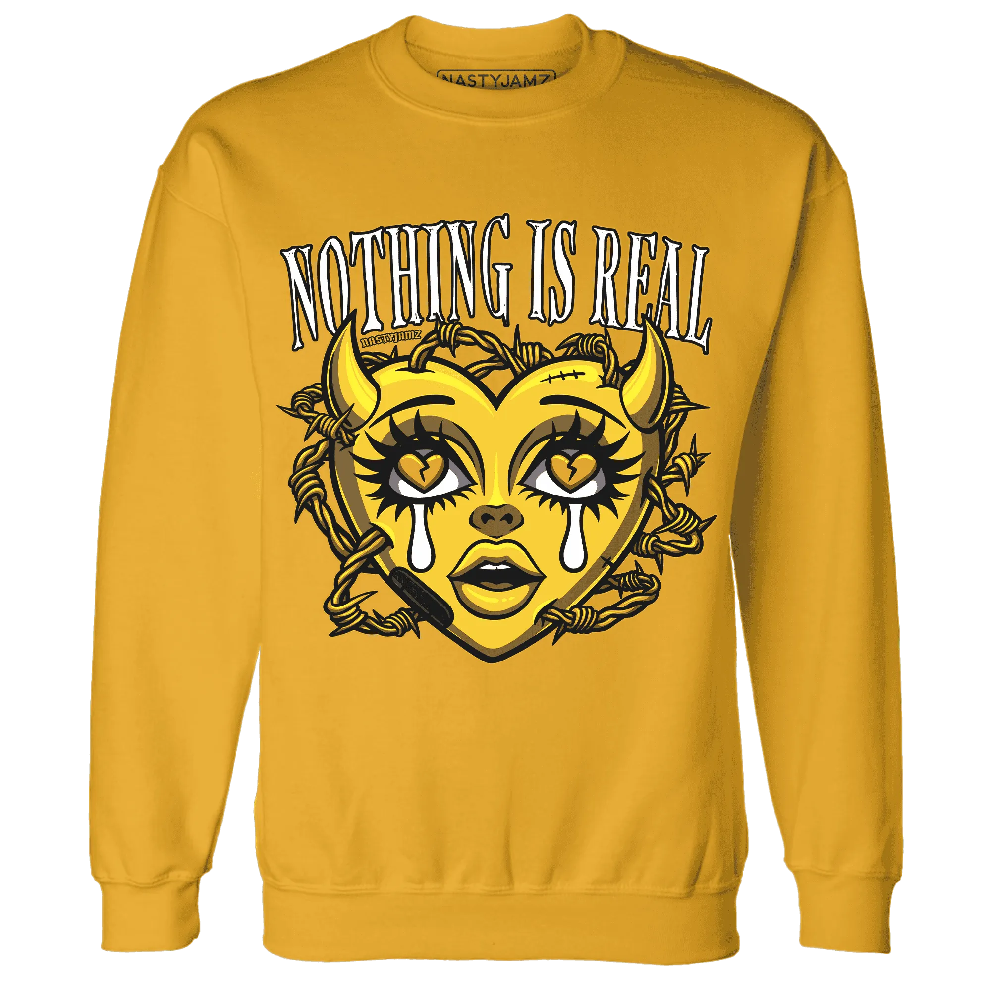 Yellow-Ochre-6s-Sweatshirt-Match-Nothing-Is-Real