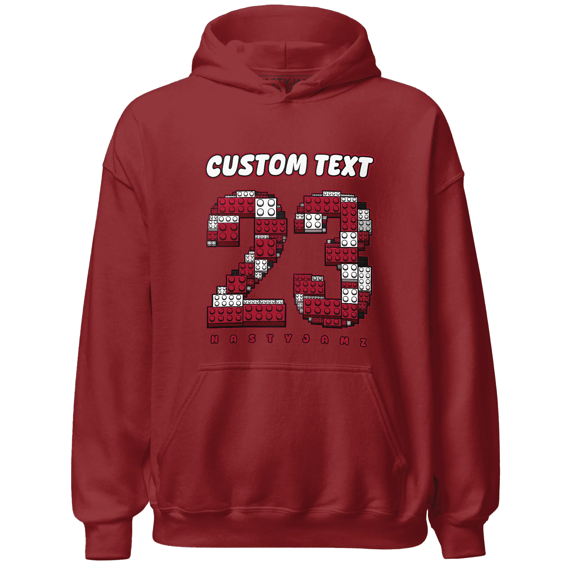 Retro-Red-Taxi-12s-Hoodie-Match-Number-23-Lego