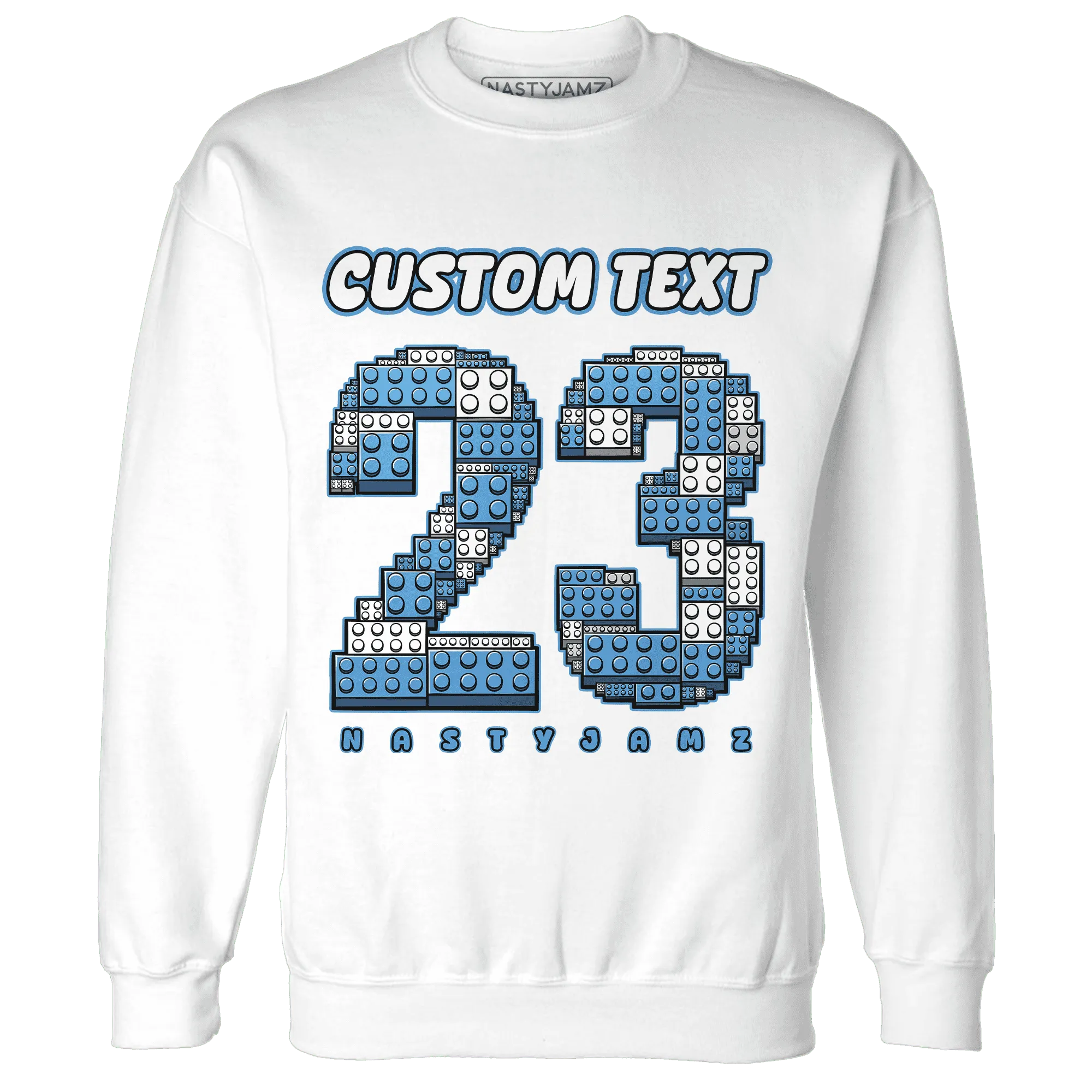 Carolina-Blue-Univercitii-17s-NastyJamz-Sweatshirt-Match-Number-23-Lego