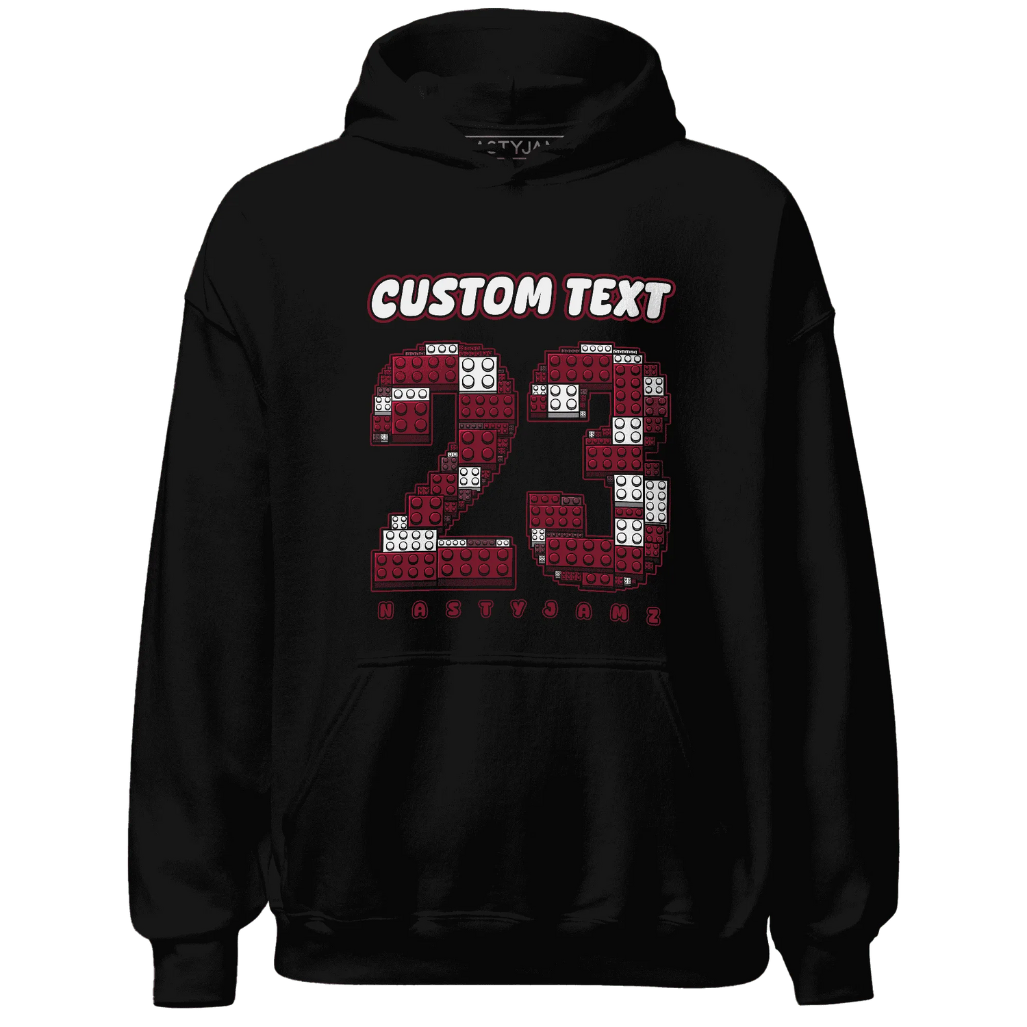 High-White-Team-Red-1s-Hoodie-Match-Number-23-Lego