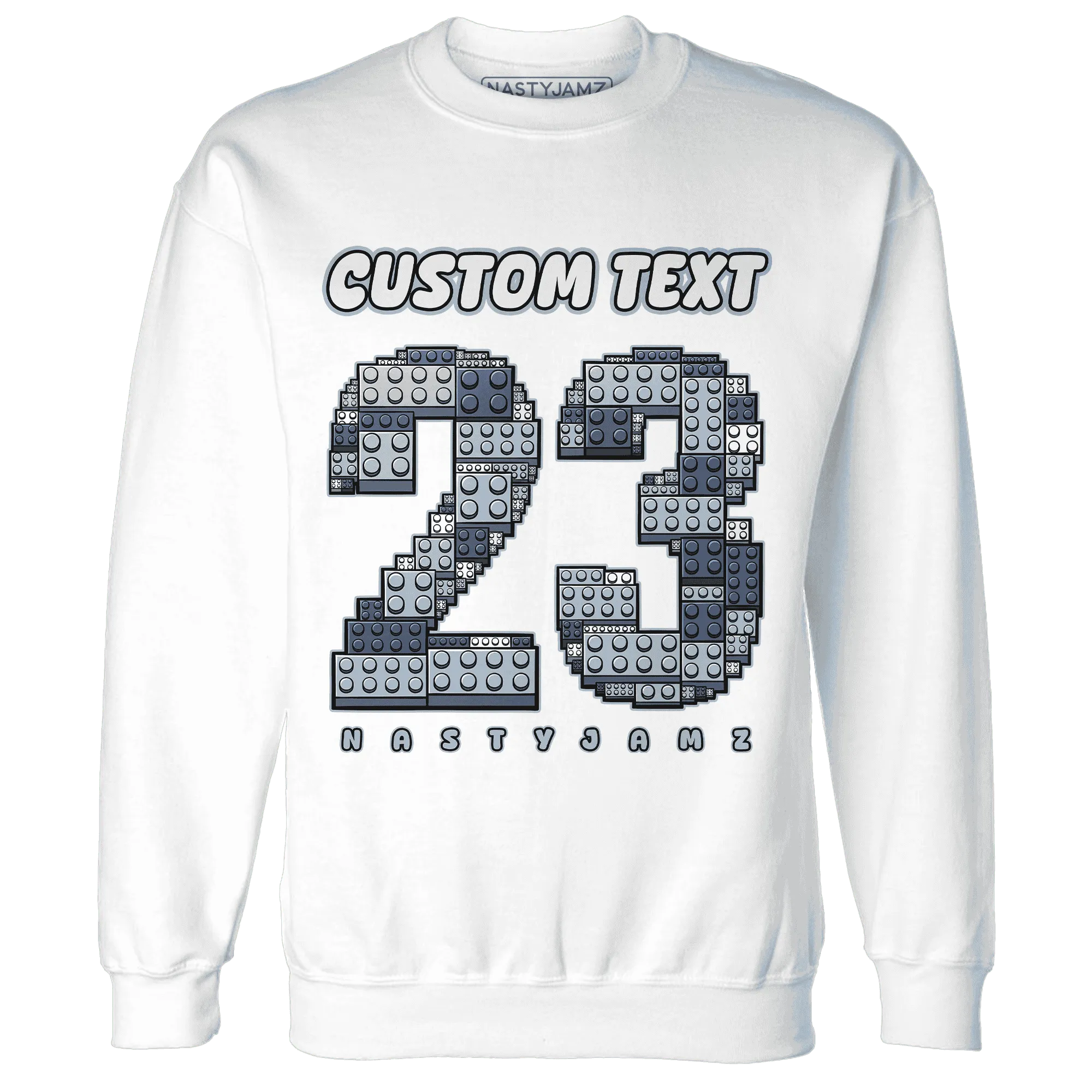 Mid-Diffused-Blue-Grey-1s-Sweatshirt-Match-Number-23-Lego