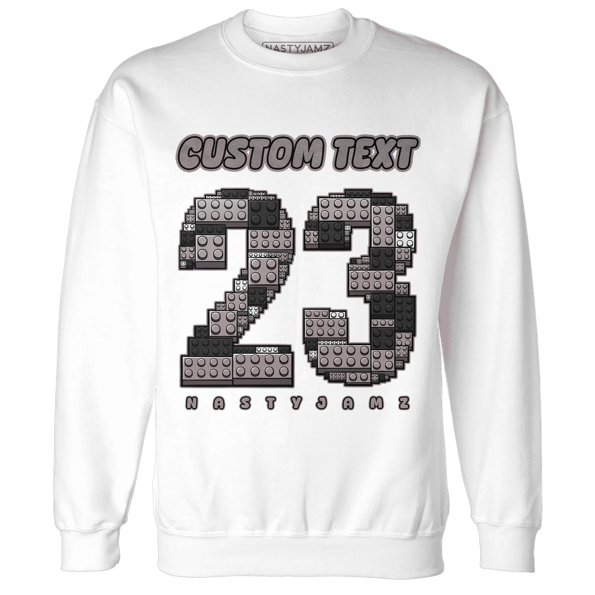 Black-Violet-Ore-3s-NastyJamz-Sweatshirt-Match-Number-23-Lego