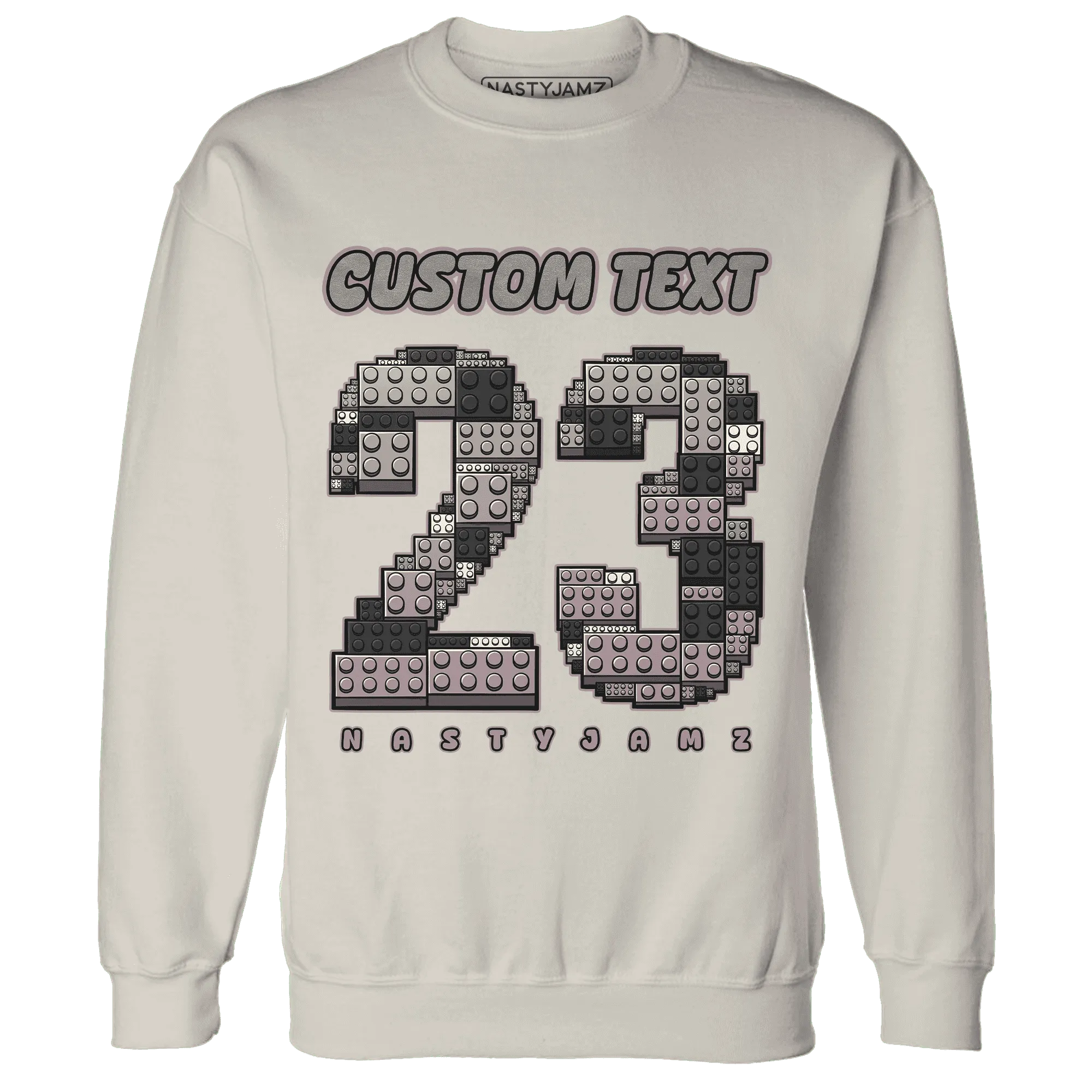 Black-Violet-Ore-3s-NastyJamz-Sweatshirt-Match-Number-23-Lego