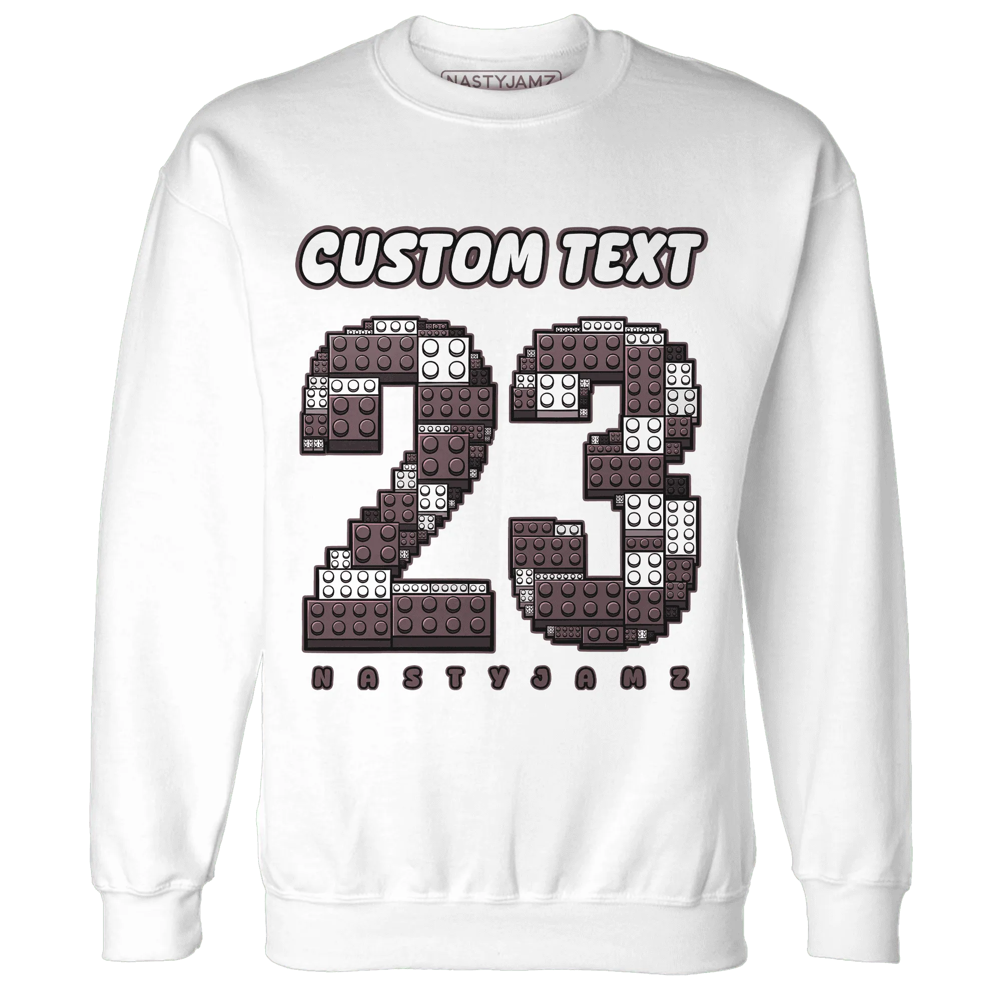 Burgundy-Crush-3s-NastyJamz-Sweatshirt-Match-Number-23-Lego