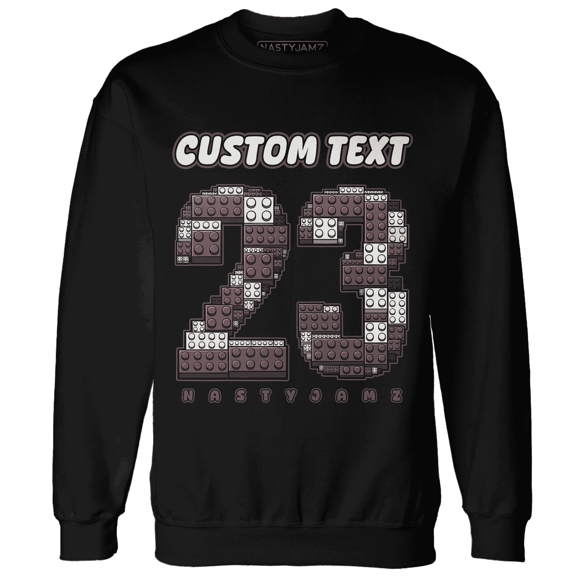 Burgundy-Crush-3s-NastyJamz-Sweatshirt-Match-Number-23-Lego