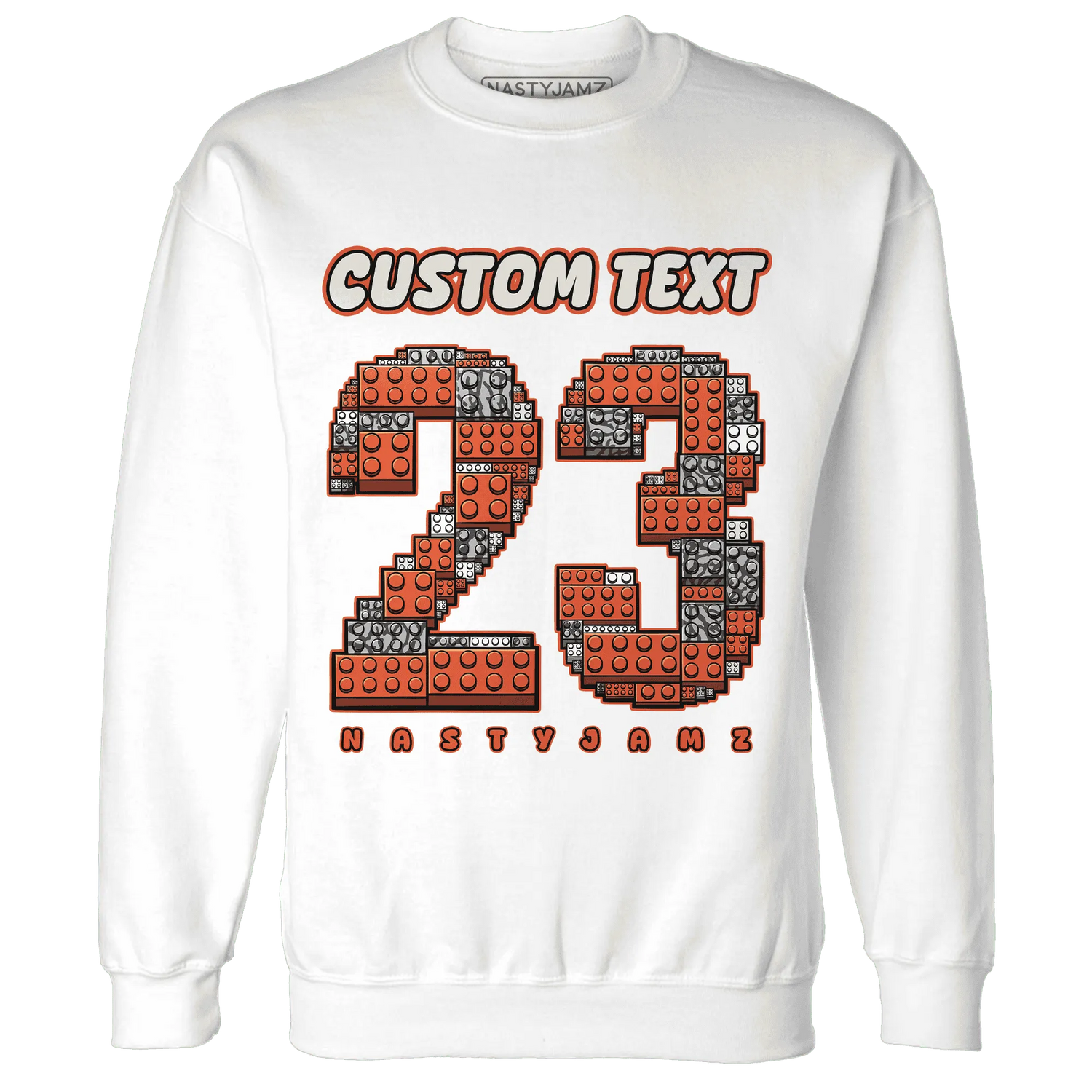 Georgia-Peach-3s-Sweatshirt-Match-Number-23-Lego
