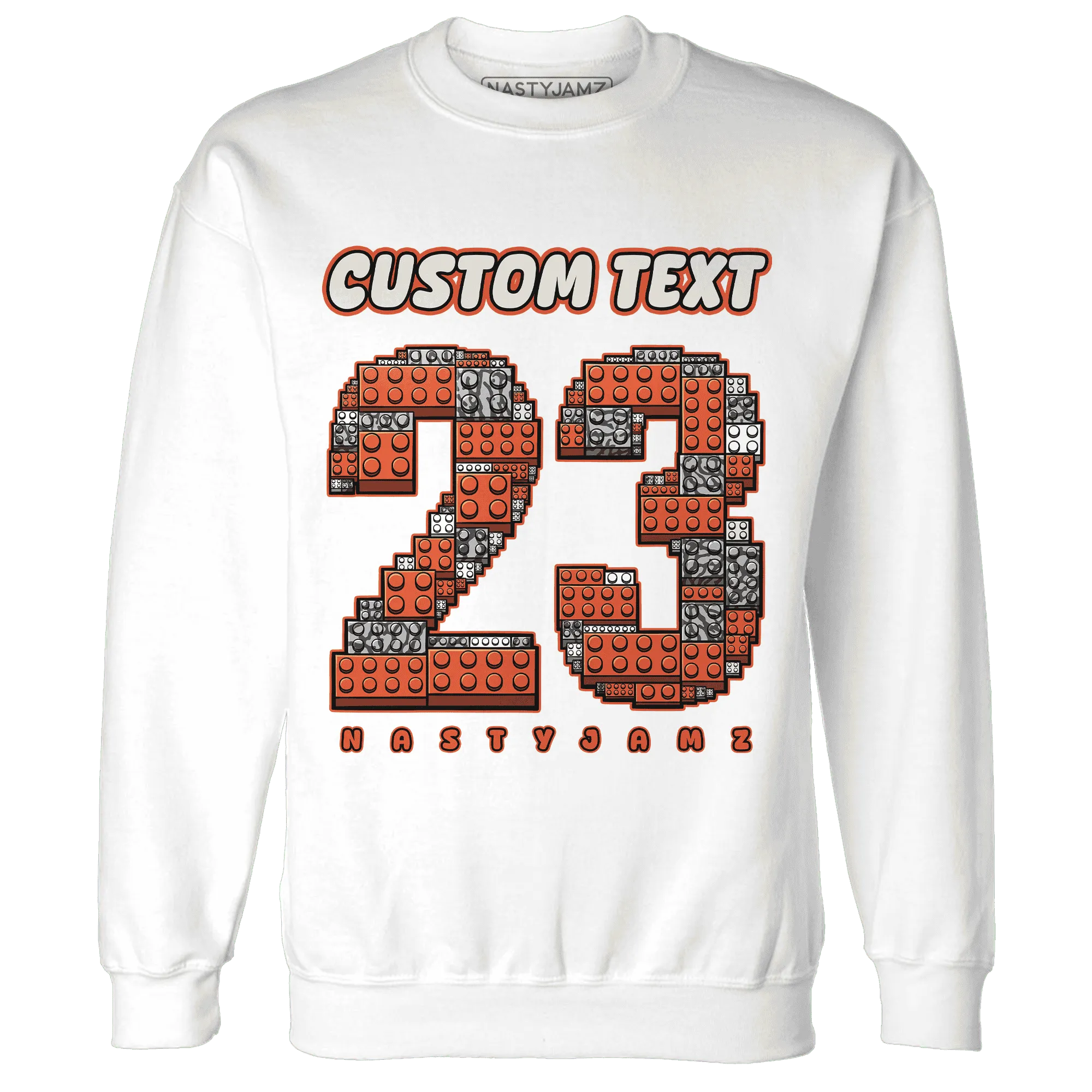 Georgia-Peach-3s-Sweatshirt-Match-Number-23-Lego