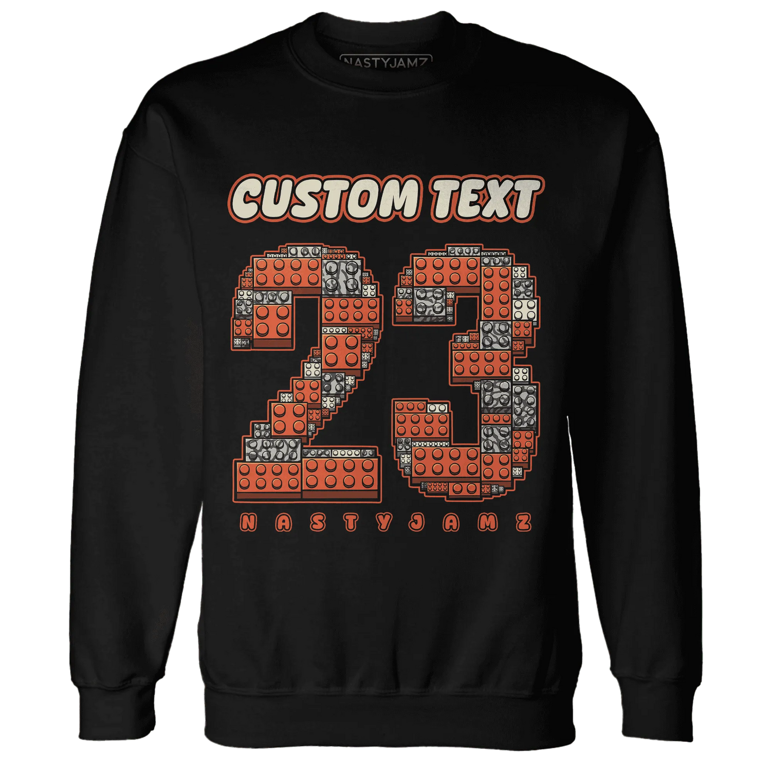 Georgia-Peach-3s-Sweatshirt-Match-Number-23-Lego