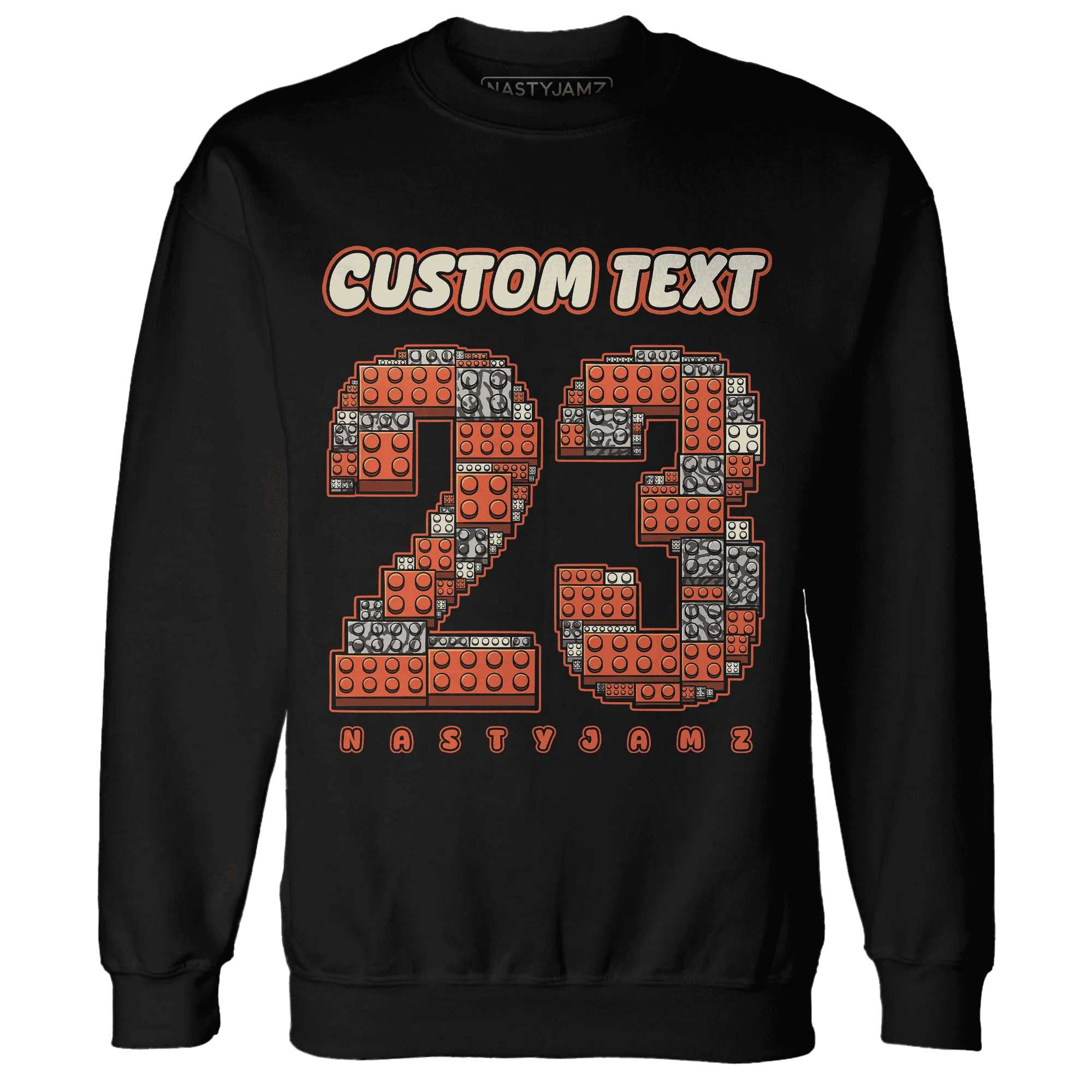 Georgia-Peach-3s-Sweatshirt-Match-Number-23-Lego
