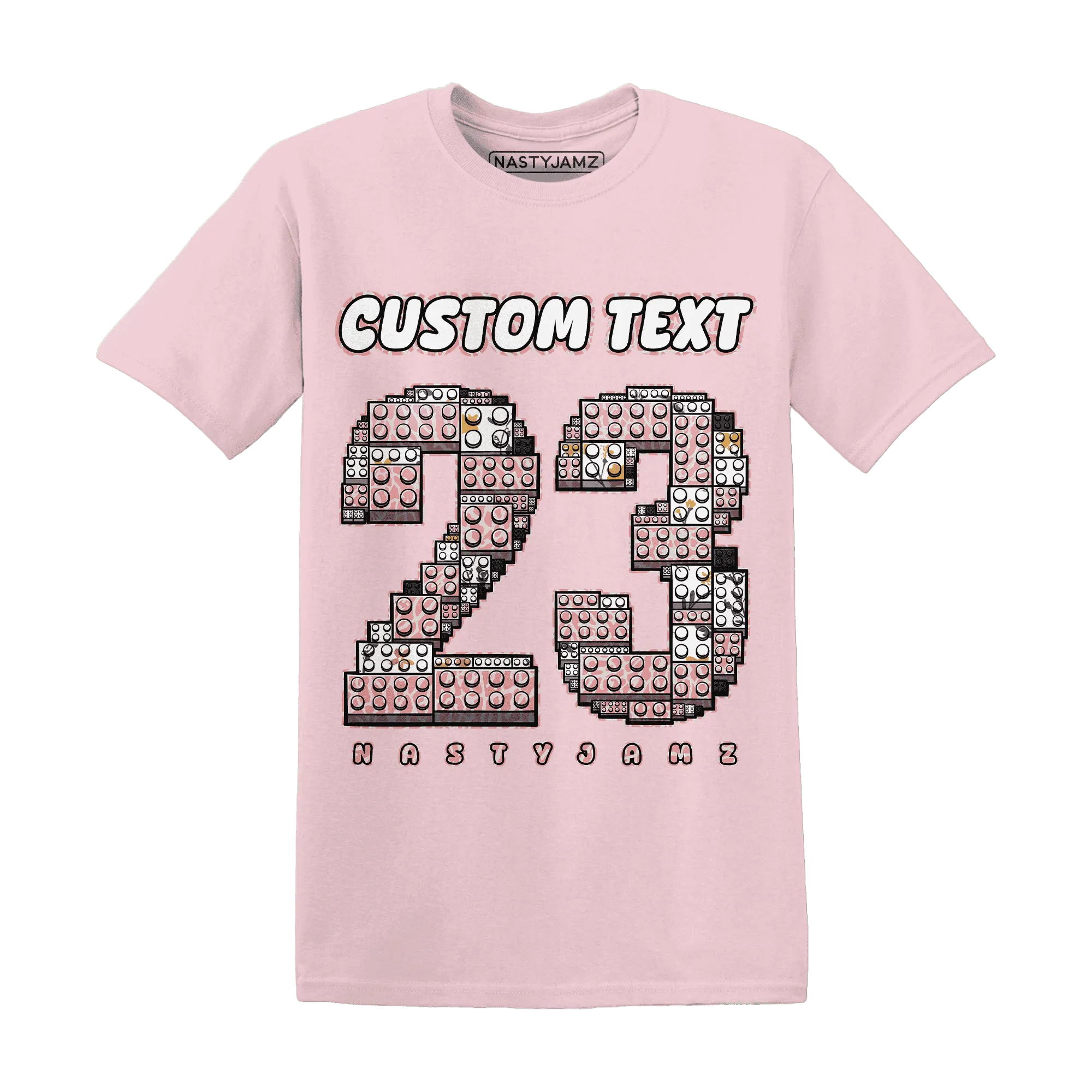 Red-Stardust-3s-T-Shirt-Match-Number-23-Lego