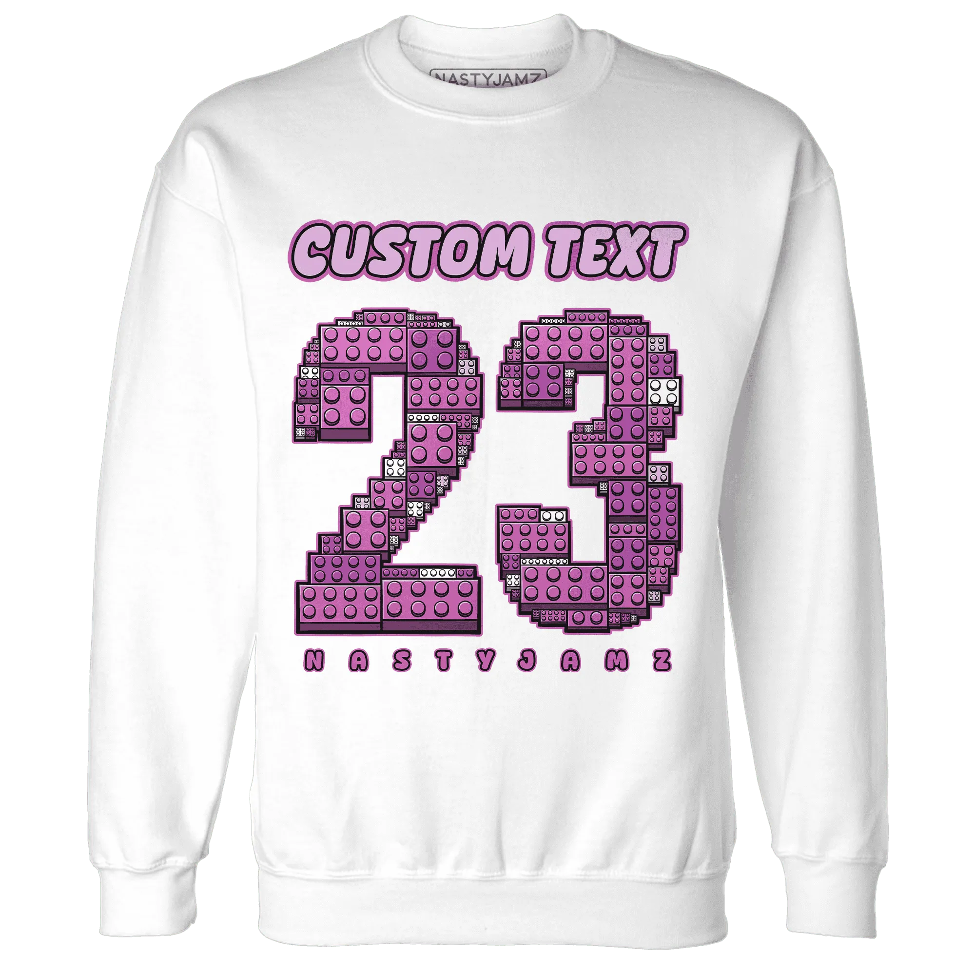 GS-Hyper-Violet-4s-Sweatshirt-Match-Number-23-Lego