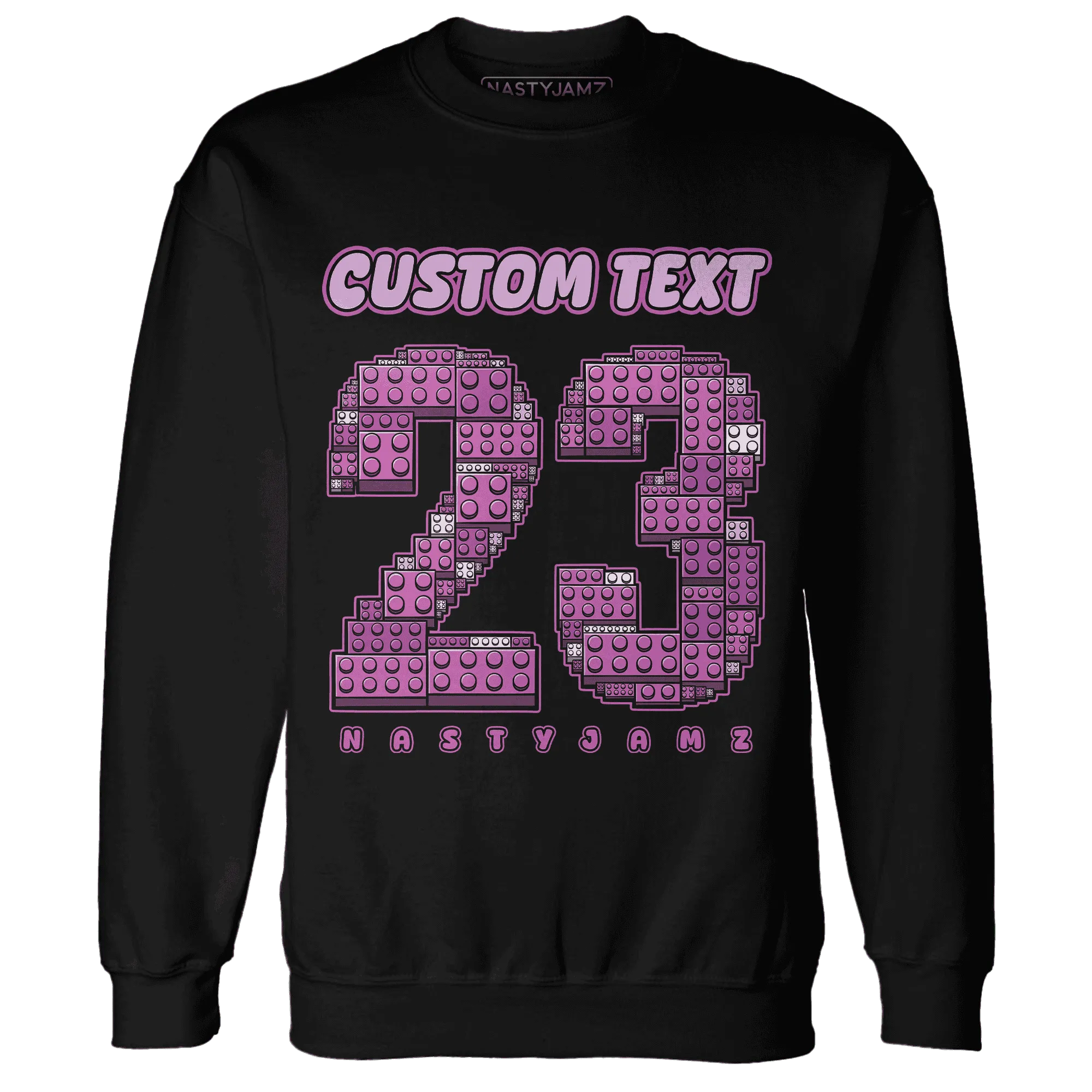 GS-Hyper-Violet-4s-Sweatshirt-Match-Number-23-Lego