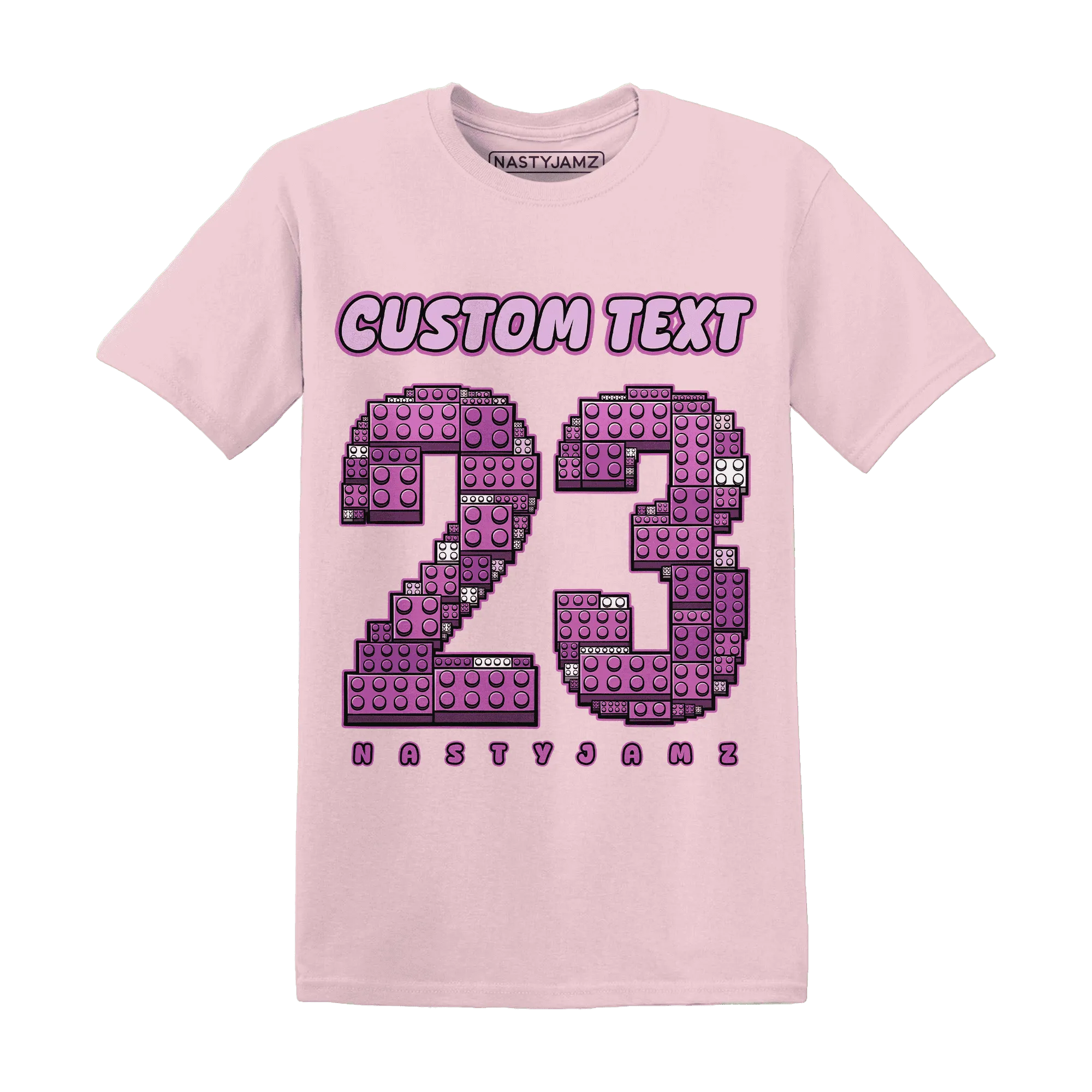 GS-Hyper-Violet-4s-T-Shirt-Match-Number-23-Lego