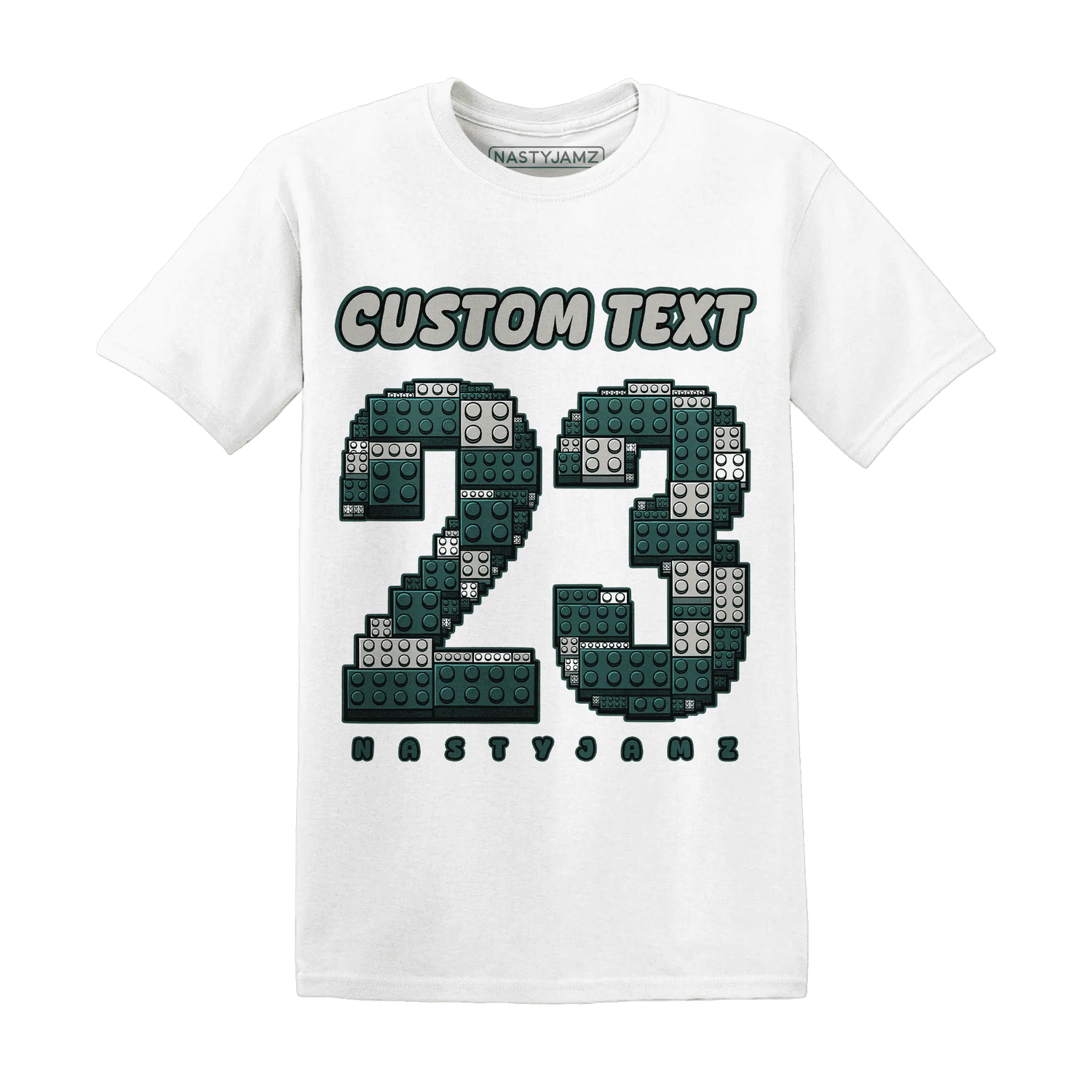 Oxidized-Green-4s-T-Shirt-Match-Number-23-Lego