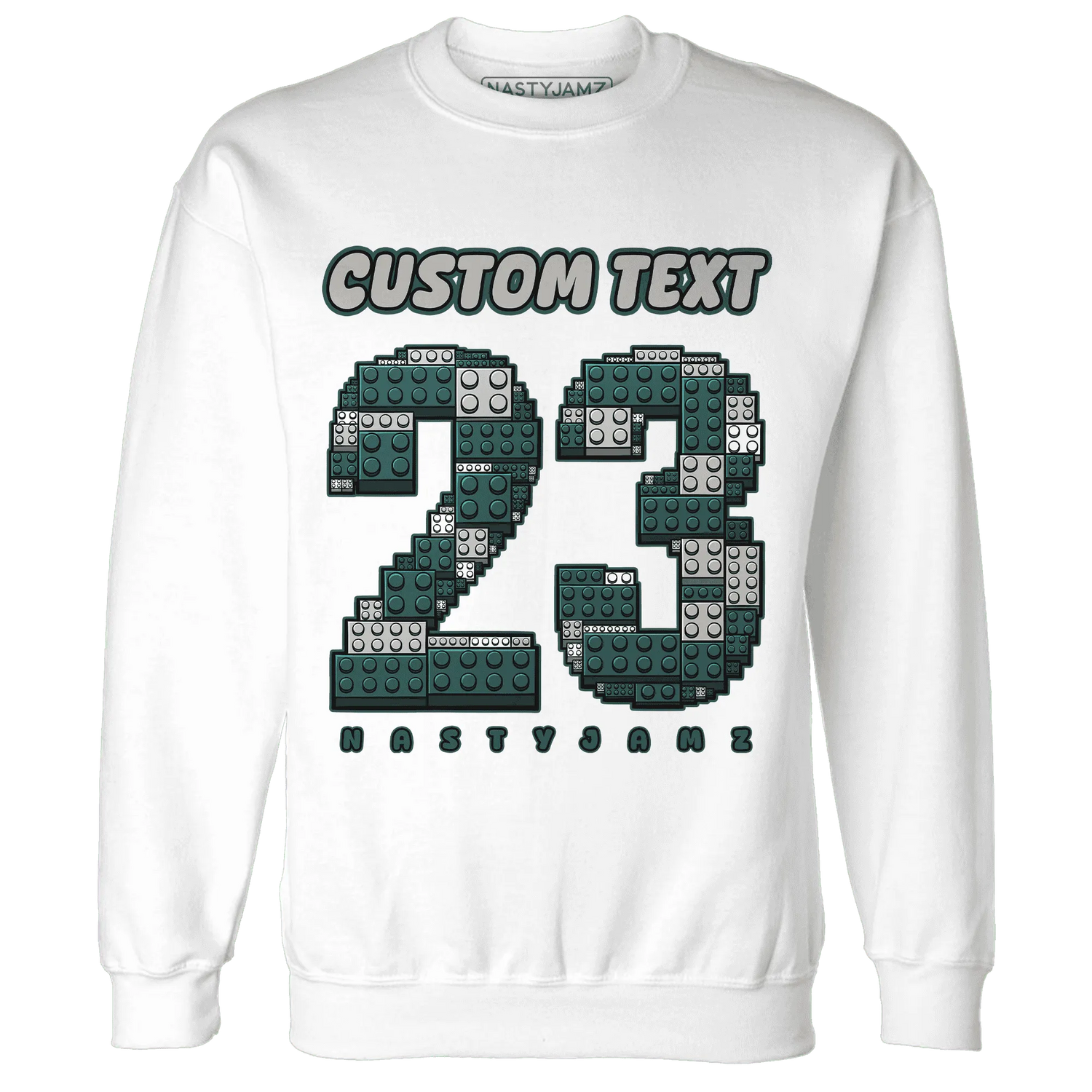 Oxidized-Green-4s-Sweatshirt-Match-Number-23-Lego
