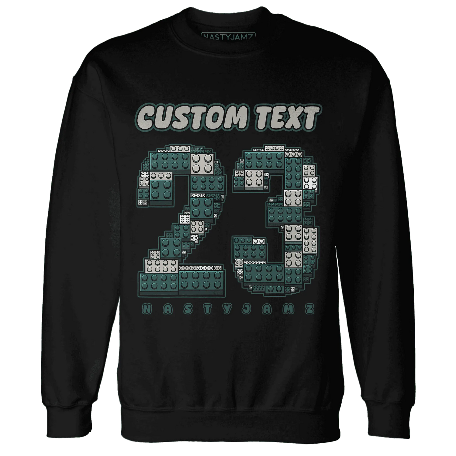 Oxidized-Green-4s-Sweatshirt-Match-Number-23-Lego