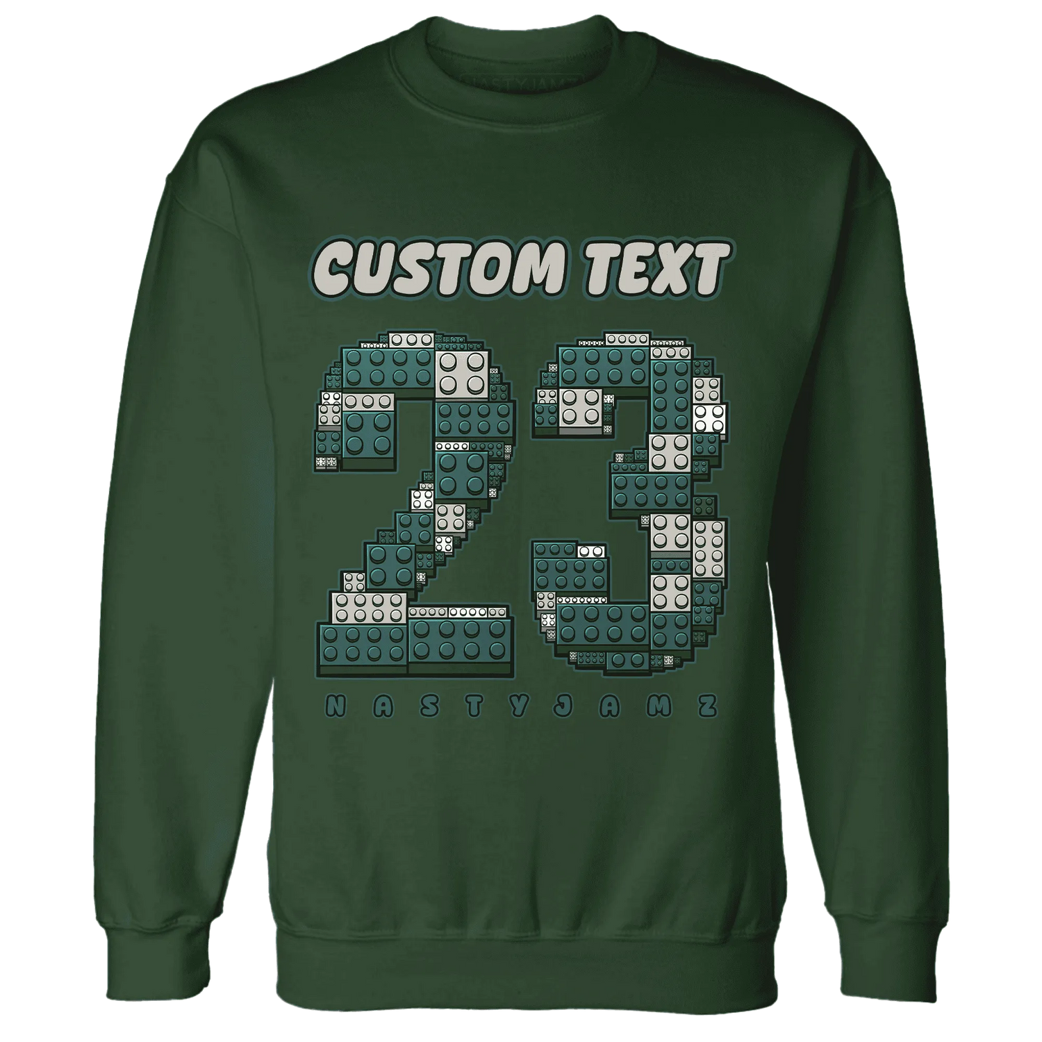 Oxidized-Green-4s-Sweatshirt-Match-Number-23-Lego