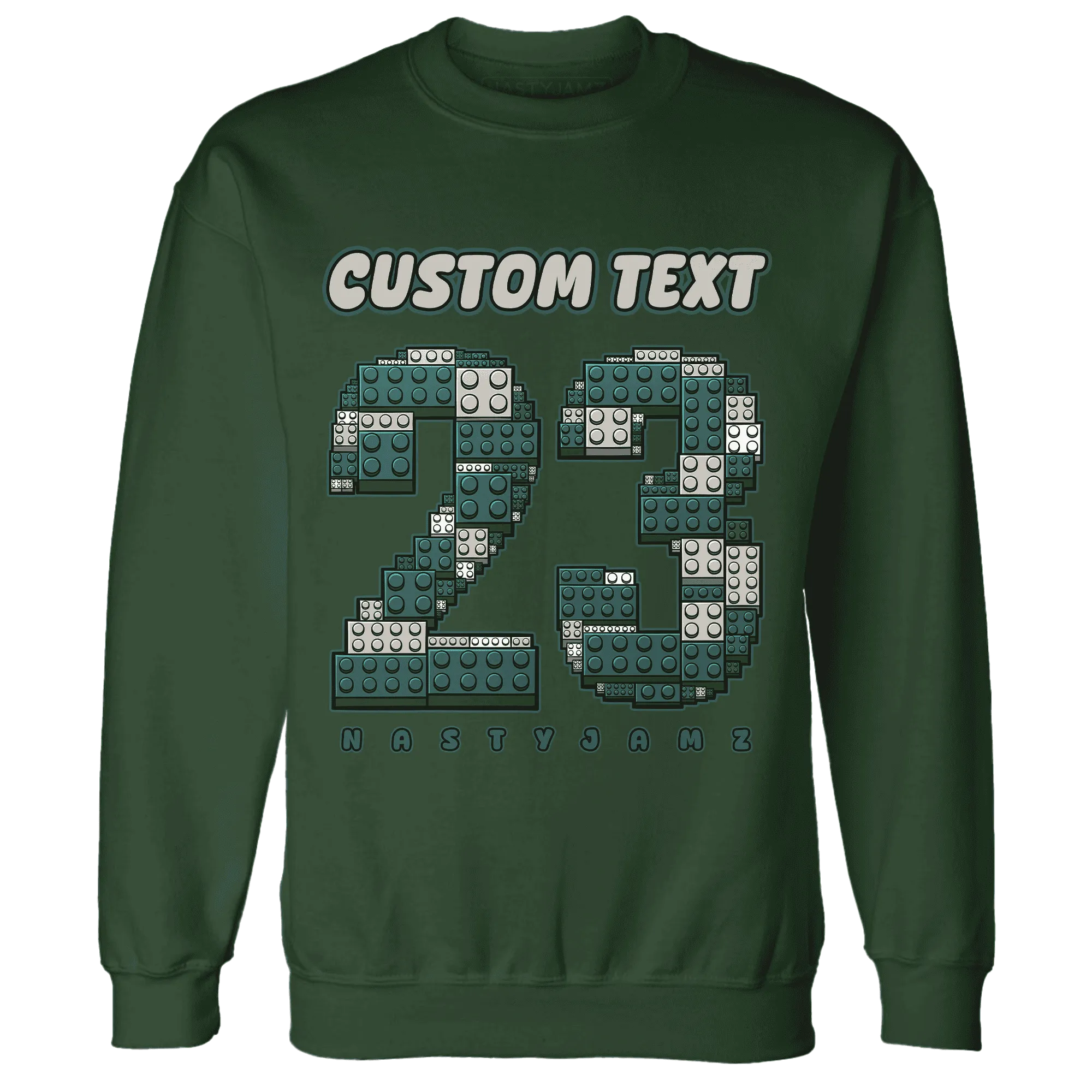Oxidized-Green-4s-Sweatshirt-Match-Number-23-Lego