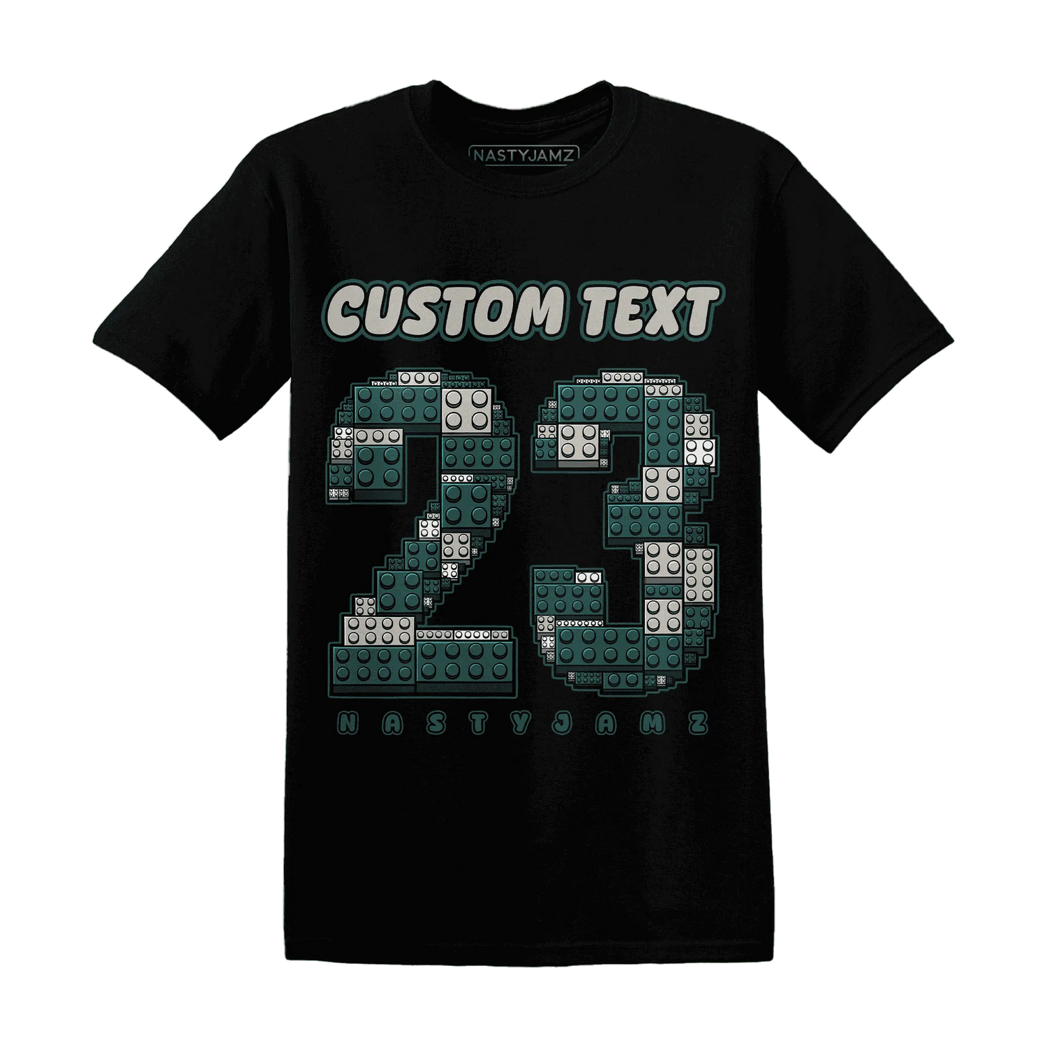 Oxidized-Green-4s-T-Shirt-Match-Number-23-Lego