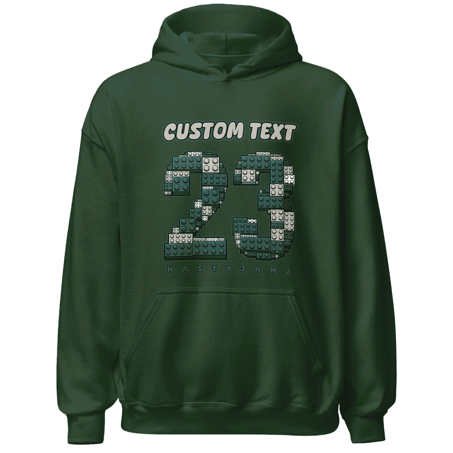 Oxidized-Green-4s-Hoodie-Match-Number-23-Lego
